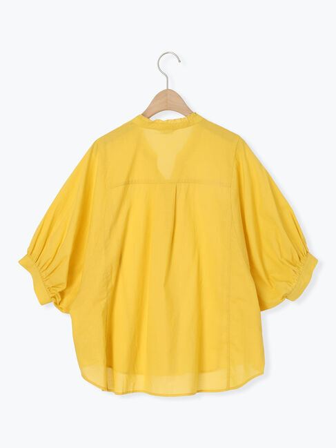 Samansa Mos2「ランタン袖スキッパーシャツ」|シャツ・ブラウス|