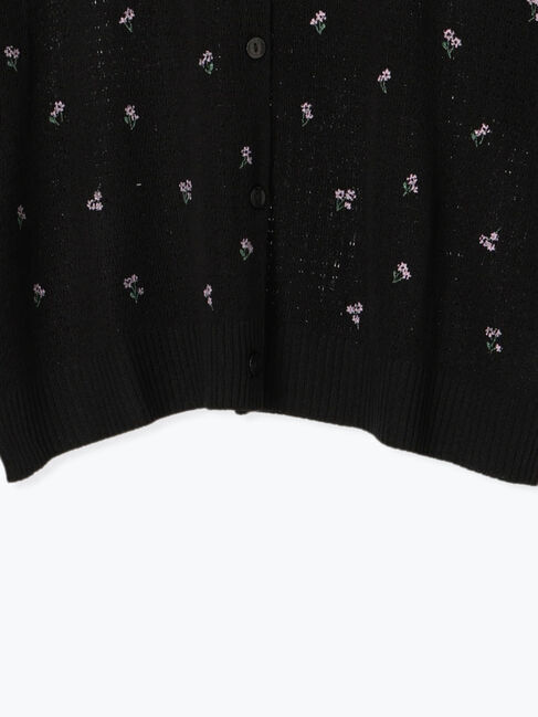 Samansa Mos2「小花柄プリントカーディガン」|カーディガン|