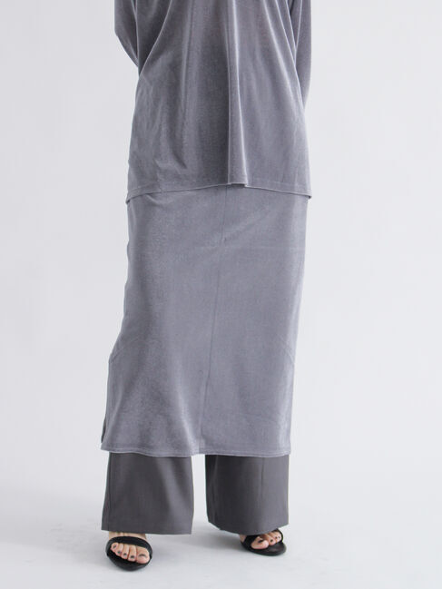 sm2rhythm「シアーベロアレイヤードスカート」|スカート|