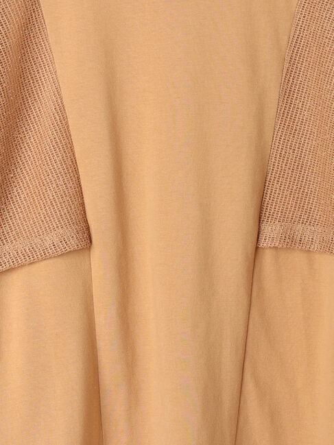 Samansa Mos2 blue「◎【接触冷感】メッシュ切替プルオーバー」|Tシャツ・カットソー|