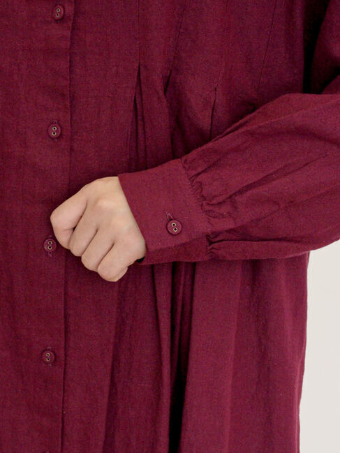 Samansa Mos2「【Cross&times;Linen】タックワンピース《S/Mサイズ》」|ワンピース|