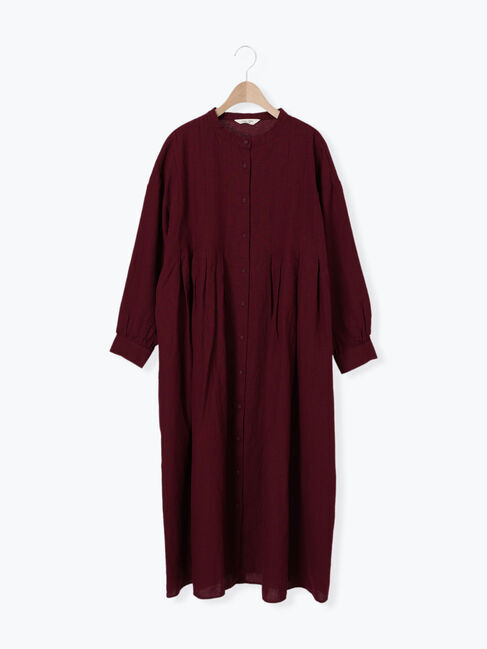 Samansa Mos2「【Cross&times;Linen】タックワンピース《S/Mサイズ》」|ワンピース|