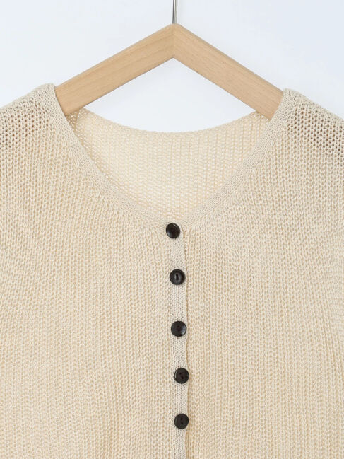 Samansa Mos2 blue「バンダナ付きニットベスト」|ニット・セーター|