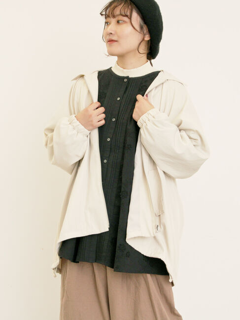 Samansa Mos2「襟付きマウンテンパーカー」|ブルゾン・スタジャン|