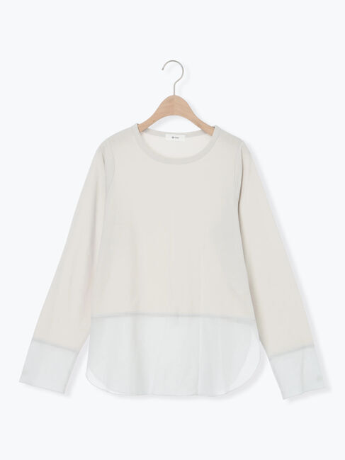 SM2「布帛切替ロンT」|Tシャツ・カットソー|