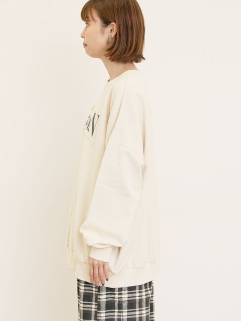 Samansa Mos2「グランジロゴスウェット」|Tシャツ・カットソー|