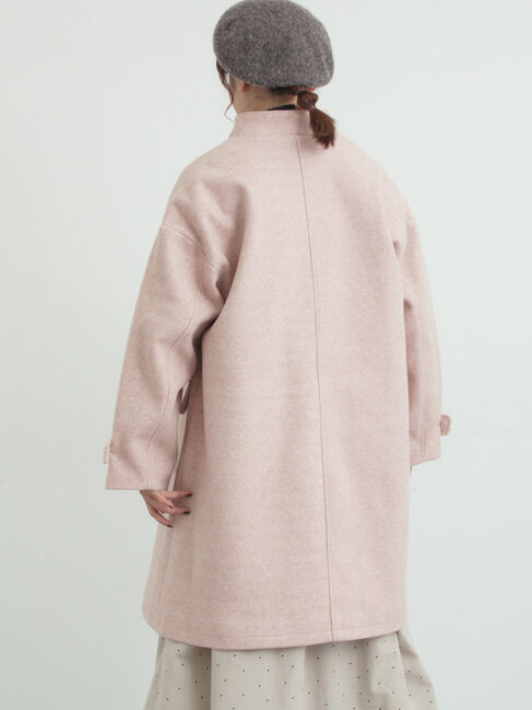 Samansa Mos2「ウールライクスタンドネックコート」|その他|