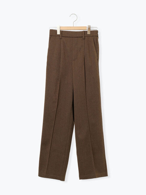 Samansa Mos2 blue「ヘリンボーンストレートパンツ」|その他|