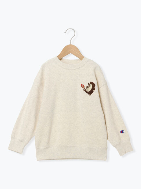 Samansa Mos2 Lagom「【Champion別注】さがら刺繍トレーナー」|Tシャツ・カットソー|キナリ