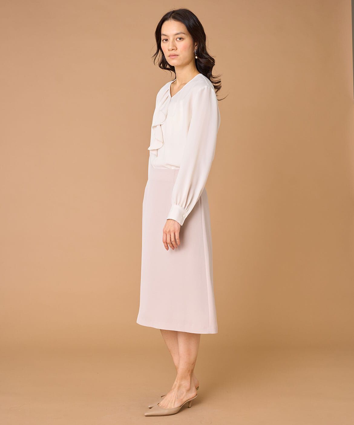 INED「ラッフルブラウス」|シャツ・ブラウス|