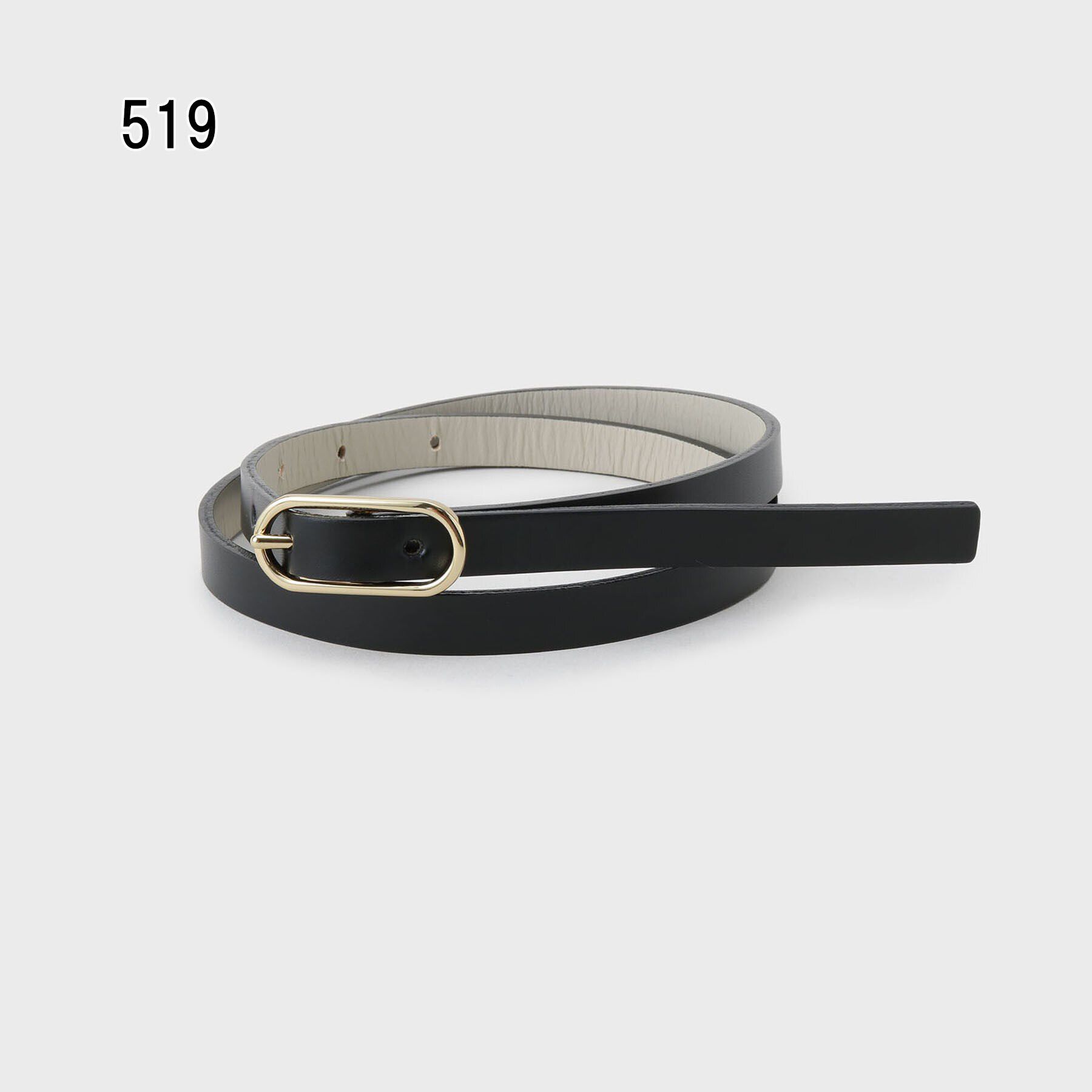 UNTITLED「【本革/Sサイズ/リバーシブル】オーバルベルト」|ベルト|