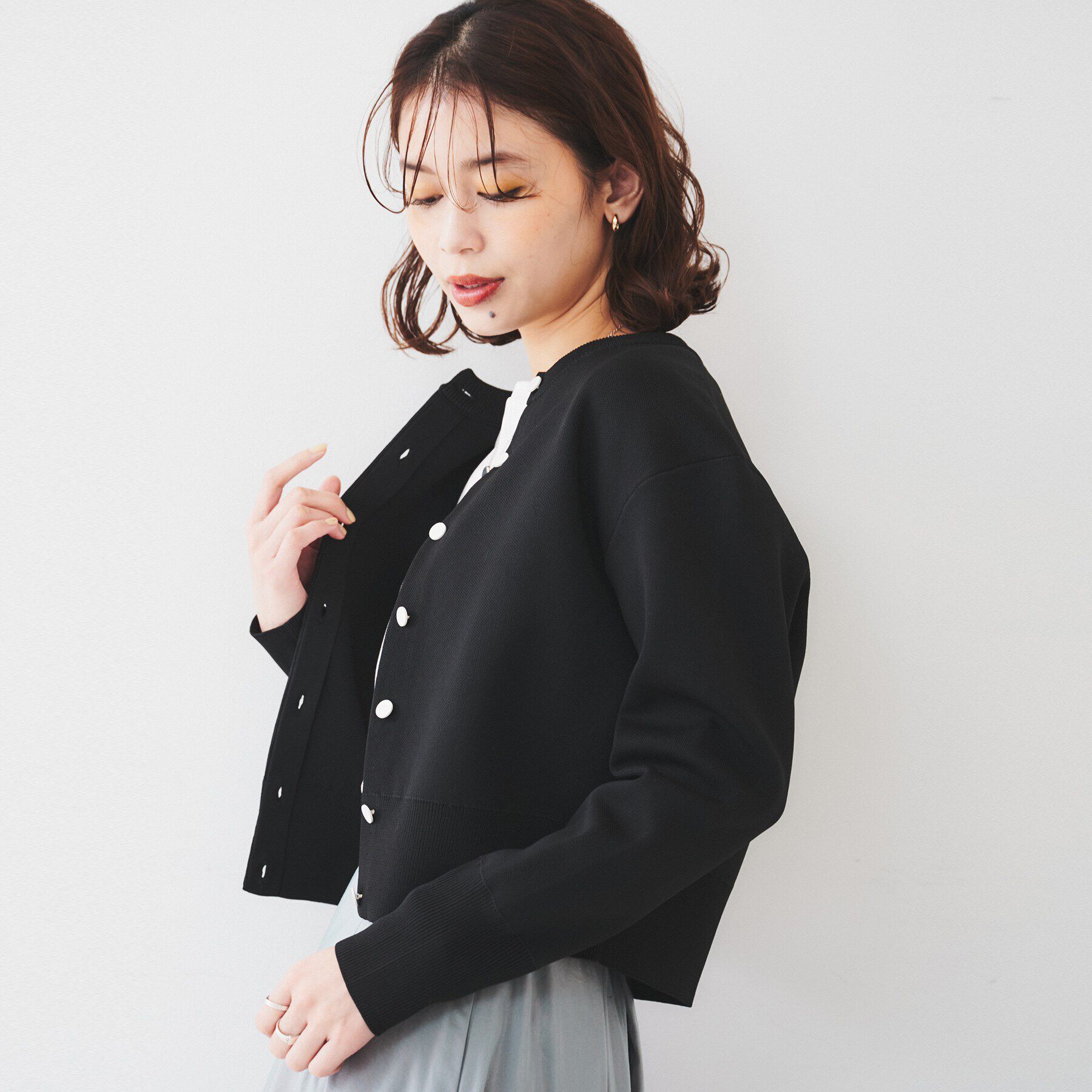 UNTITLED「【セットアップ可能】スポンディッシュ カーディガン」|カーディガン|