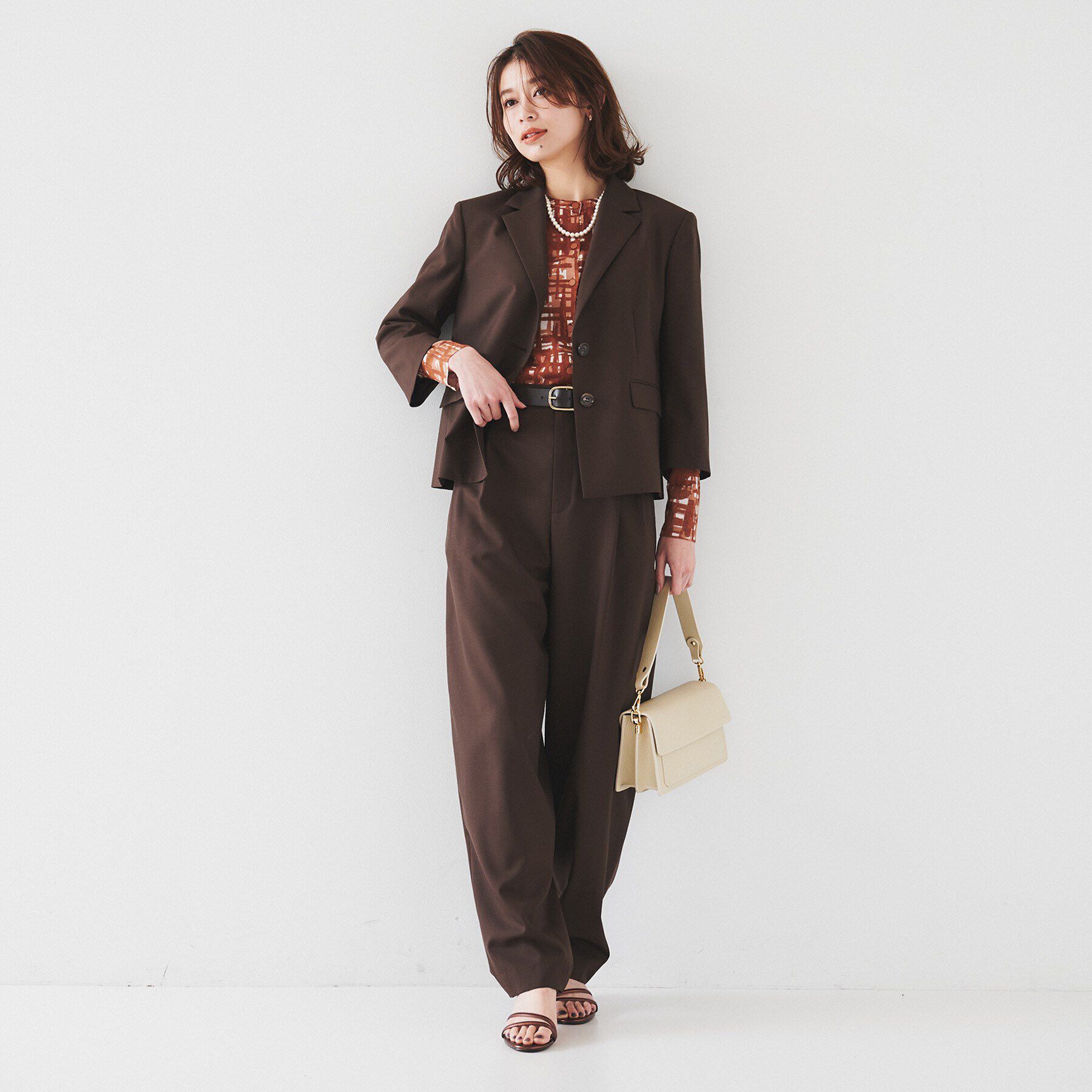 UNTITLED「【オンオフ使える/セットアップ可能】トロピカルウール シングルブレストジャケット」|テーラードジャケット|