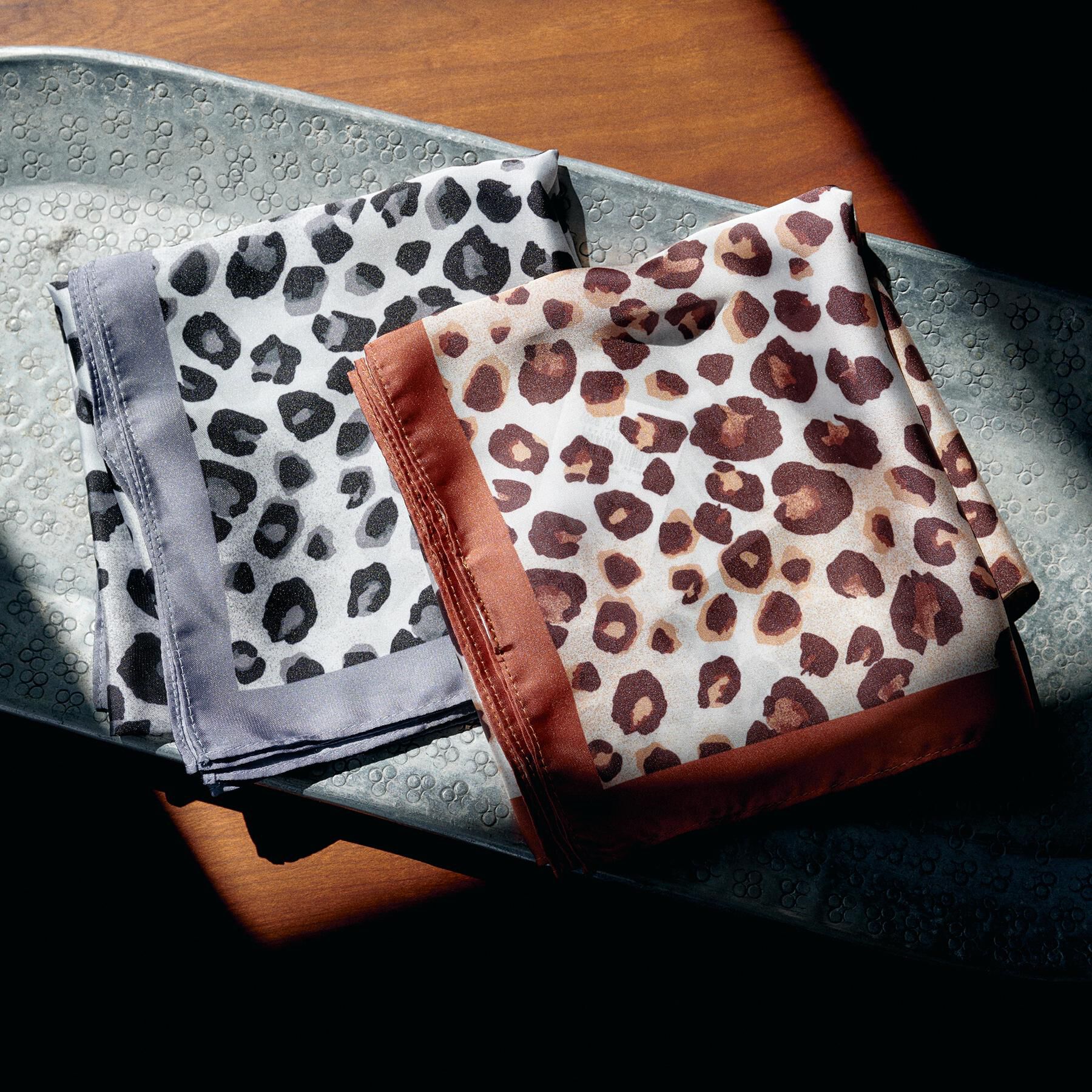 UNTITLED「レオパードプリントスカーフ」|バンダナ・スカーフ|