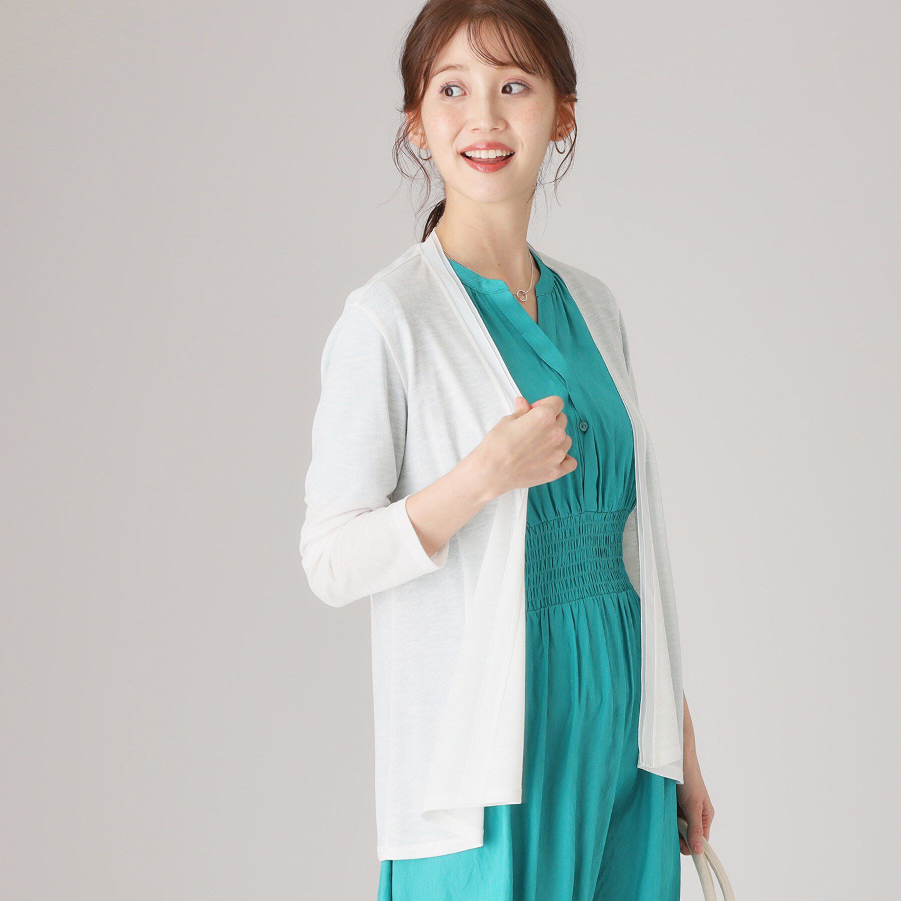 COUP DE CHANCE「【洗える】着流しカーディガン」|カーディガン|