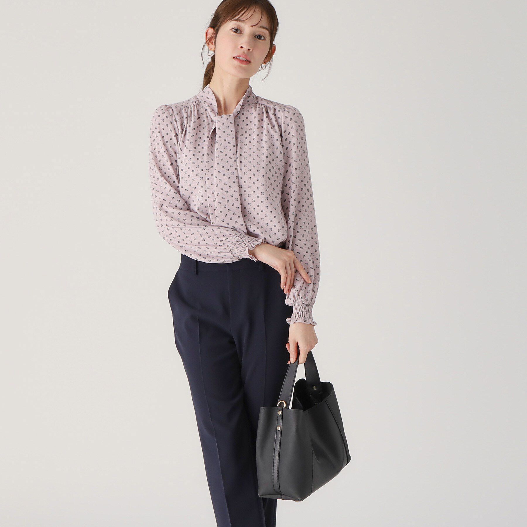 COUP DE CHANCE「【洗える／日本製】ボウブラウス」|シャツ・ブラウス|