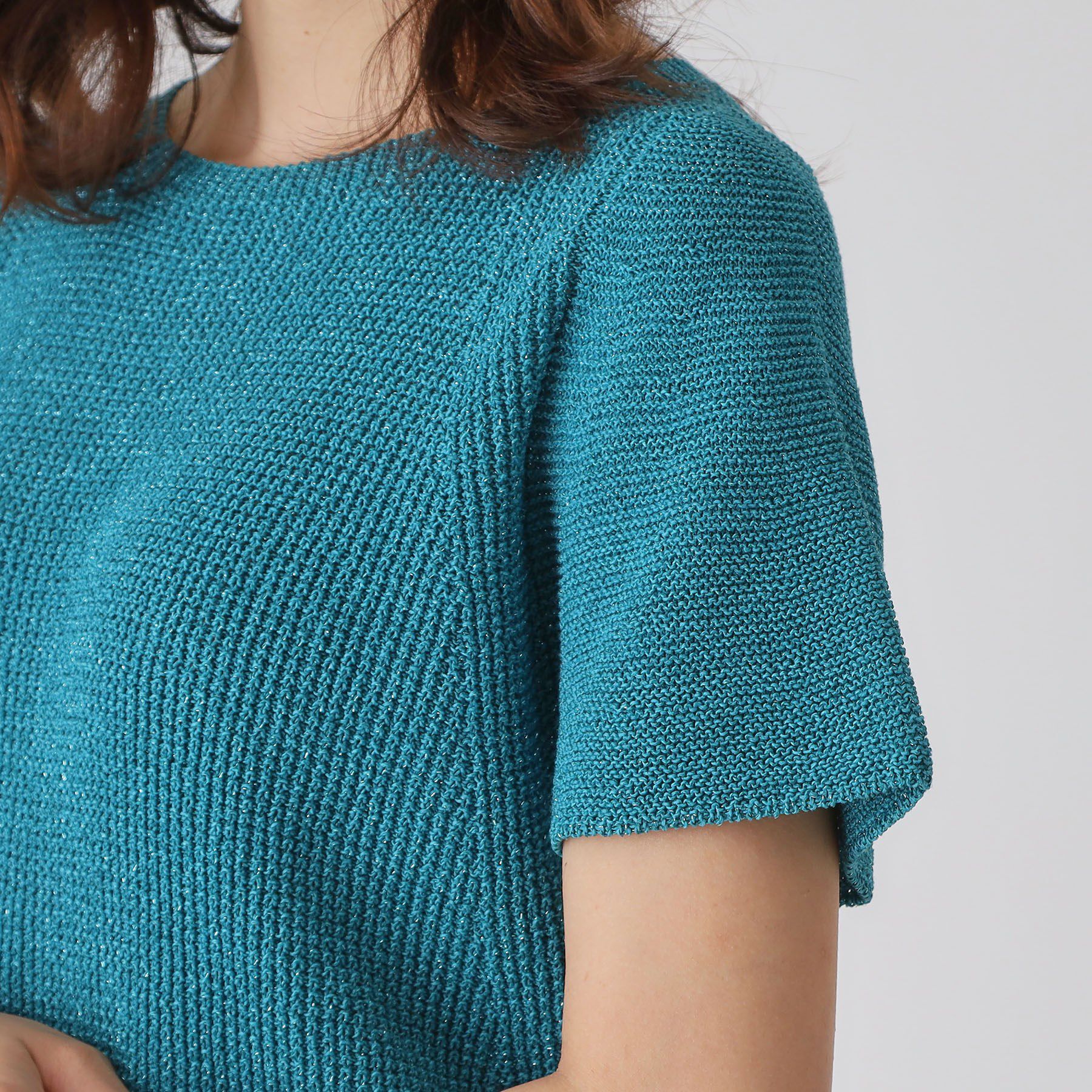 COUP DE CHANCE「【洗える／日本製】ラメ和紙混ニットトップス」|ニット・セーター|