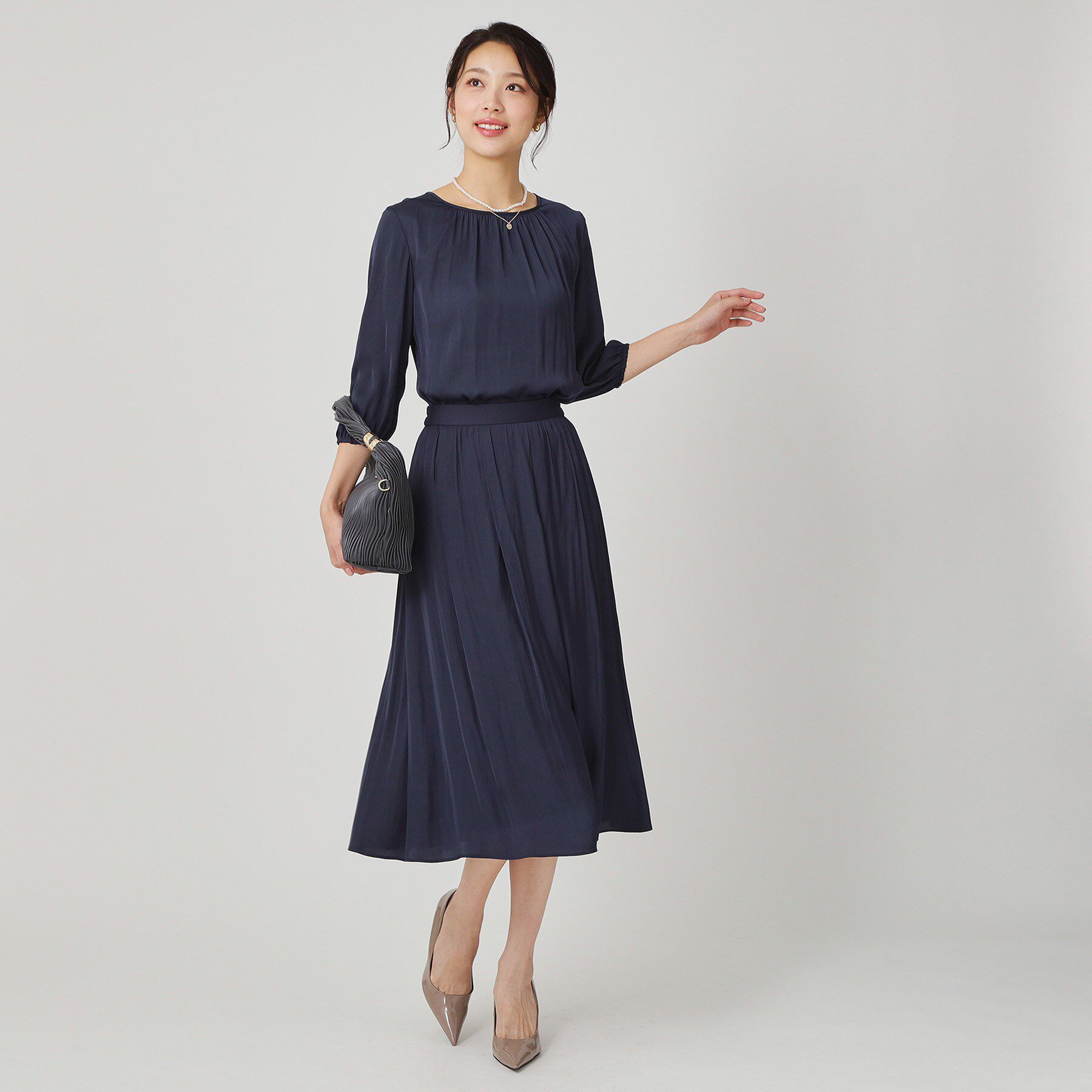 COUP DE CHANCE「【手洗い可／セットアップ可】エアリーなギャザースカート」|スカート|