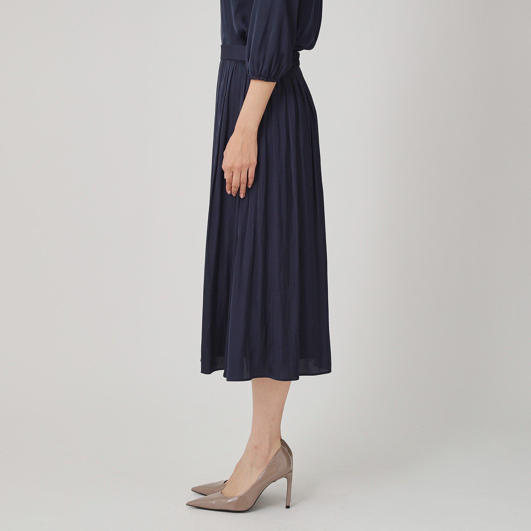 COUP DE CHANCE「【手洗い可／セットアップ可】エアリーなギャザースカート」|スカート|