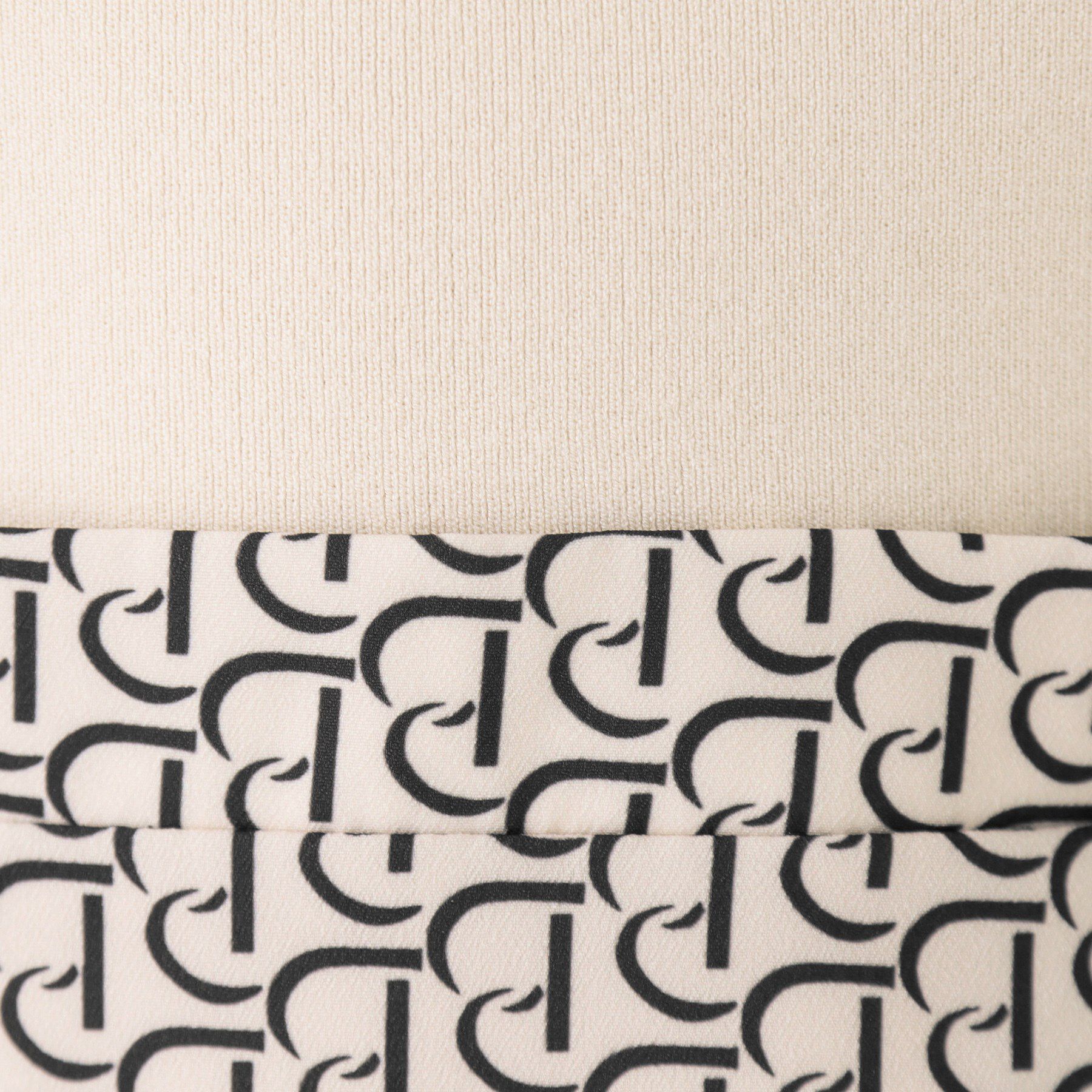 COUP DE CHANCE「【手洗い可】ニット+柄スカートのワンピース」|ワンピース|