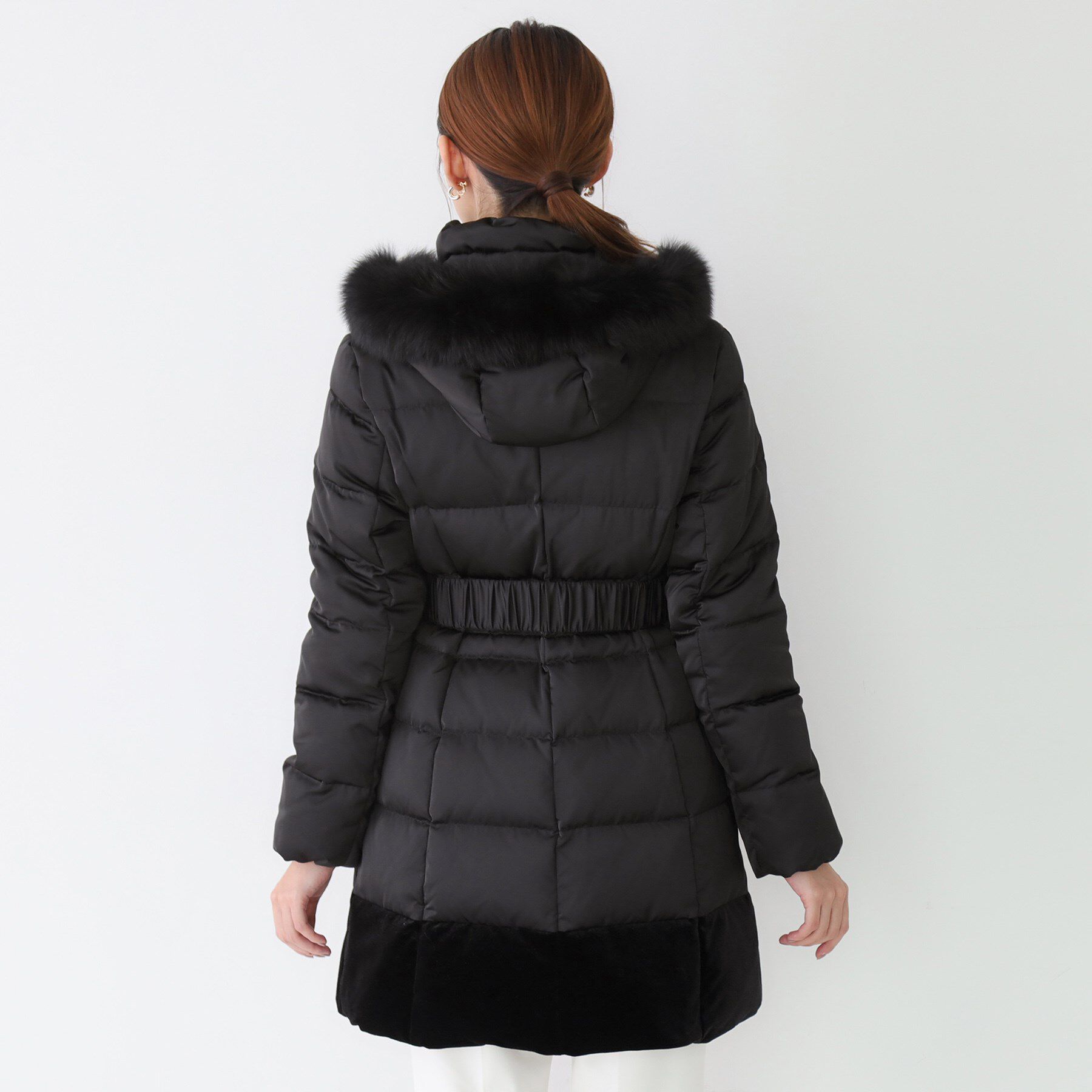 COUP DE CHANCE「【ミディ丈】ベルト付ダウンコート」|ダウン|