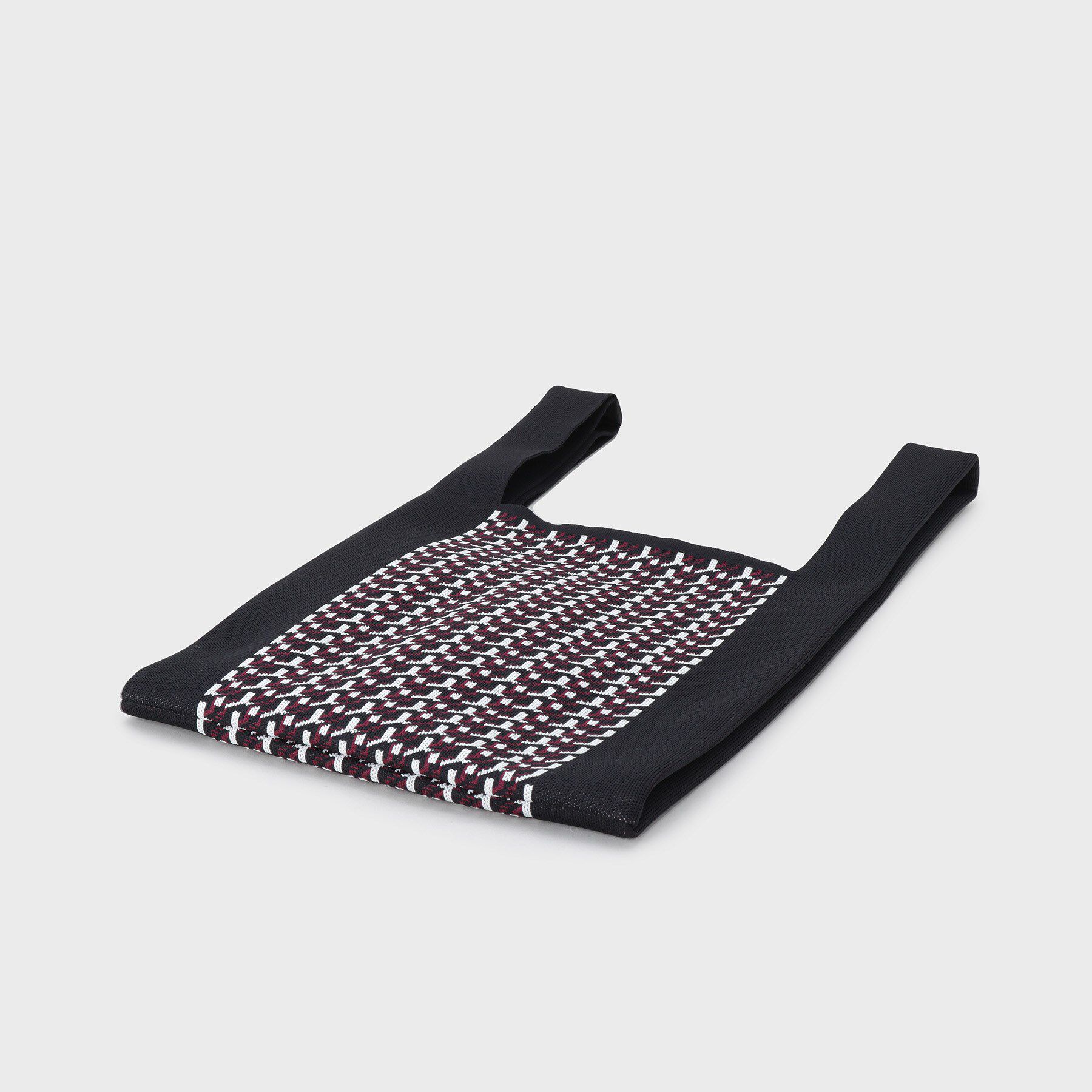 COUP DE CHANCE「幾何柄ジャカードのニットバッグ」|ハンドバッグ|