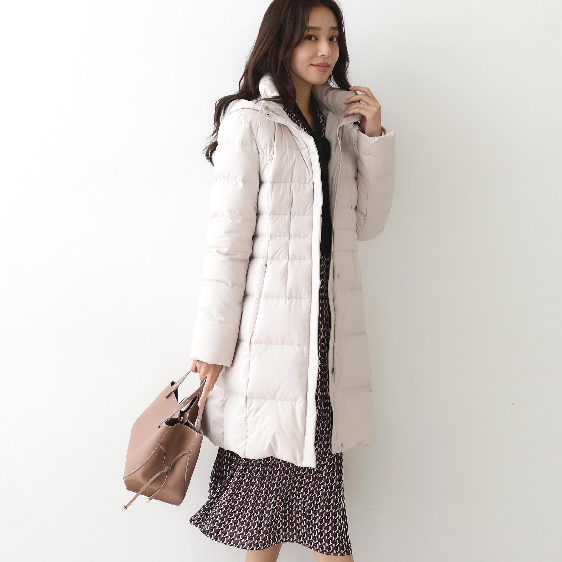 COUP DE CHANCE「【フランス産ホワイトダックダウン／FP800保温性◎／抗菌防臭／手洗い可】ロングダウンコート」|ダウン|