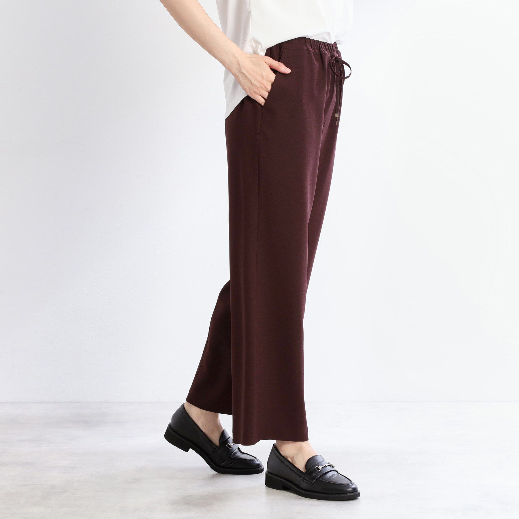 Reflect「【接触冷感／マシンウォッシュ可／ウエスト総ゴム】ワイドシルエットパンツ」|その他|