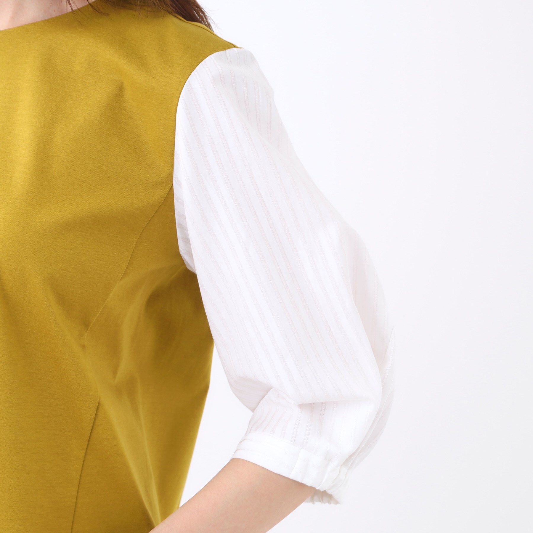 Reflect「【アウターを着てもすっきり／体型カバー／腰周りが気にならない】長め丈プルオーバージャージ」|Tシャツ・カットソー|