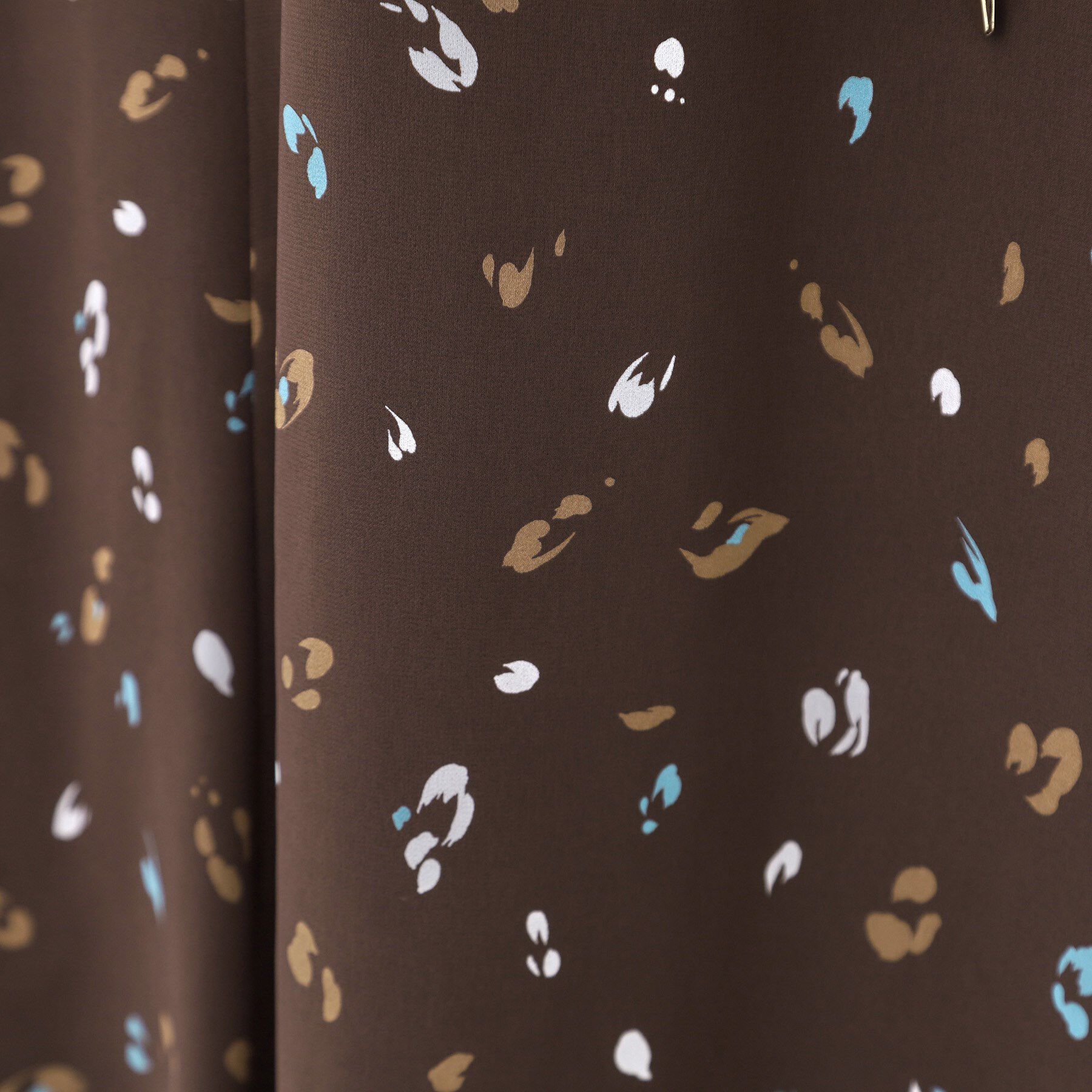 Reflect「【ウエストリボン付き】フレアプリントワンピース」|ワンピース|