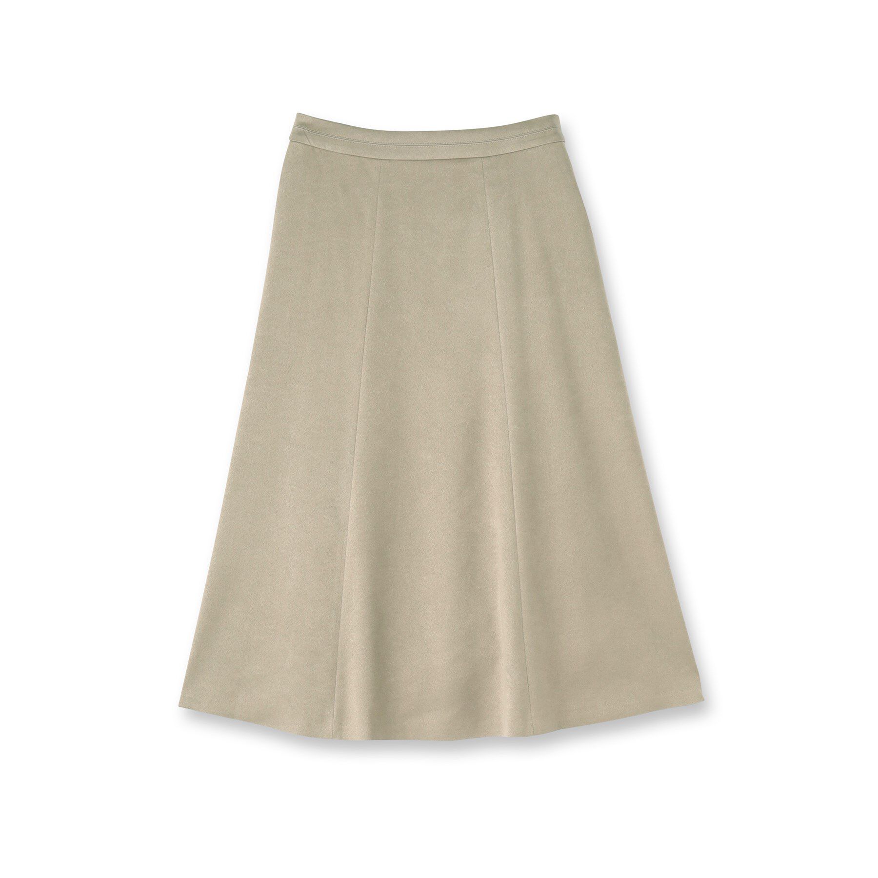 Reflect「【ジャケット合わせにぴったり◎】スエードライクフレアスカート」|スカート|