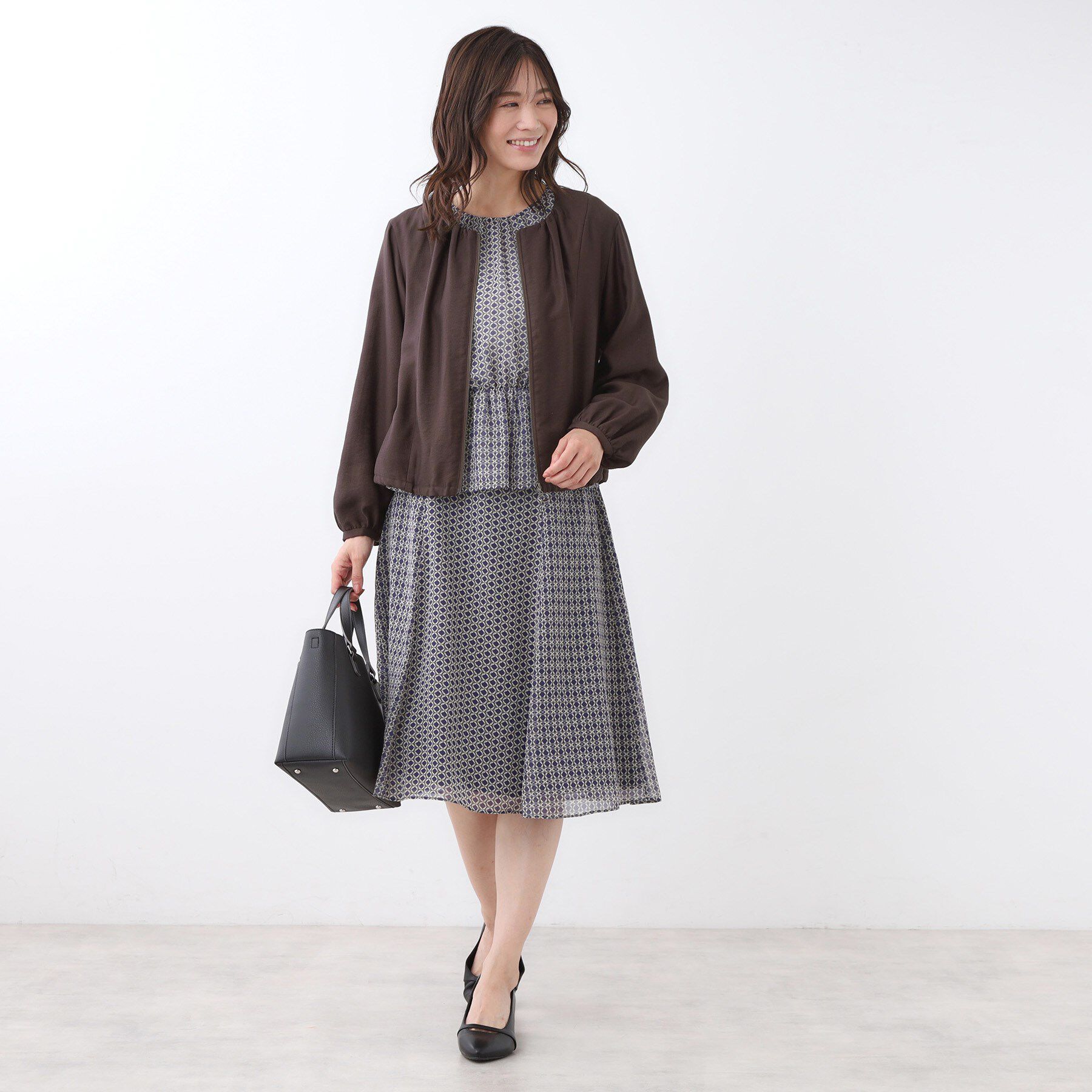 Reflect「【ライトアウター／ゆったり羽織れる／気軽な羽織りに◎】ライトブルゾン」|ブルゾン・スタジャン|