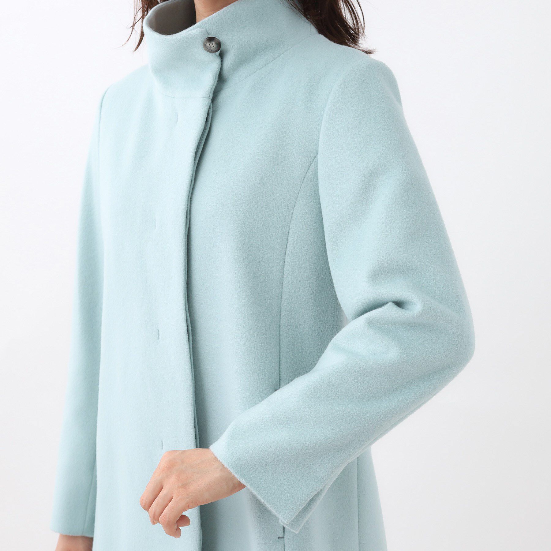 Reflect「【衿が顔に当たらない◎】スタンドネックミドルコート」|その他|