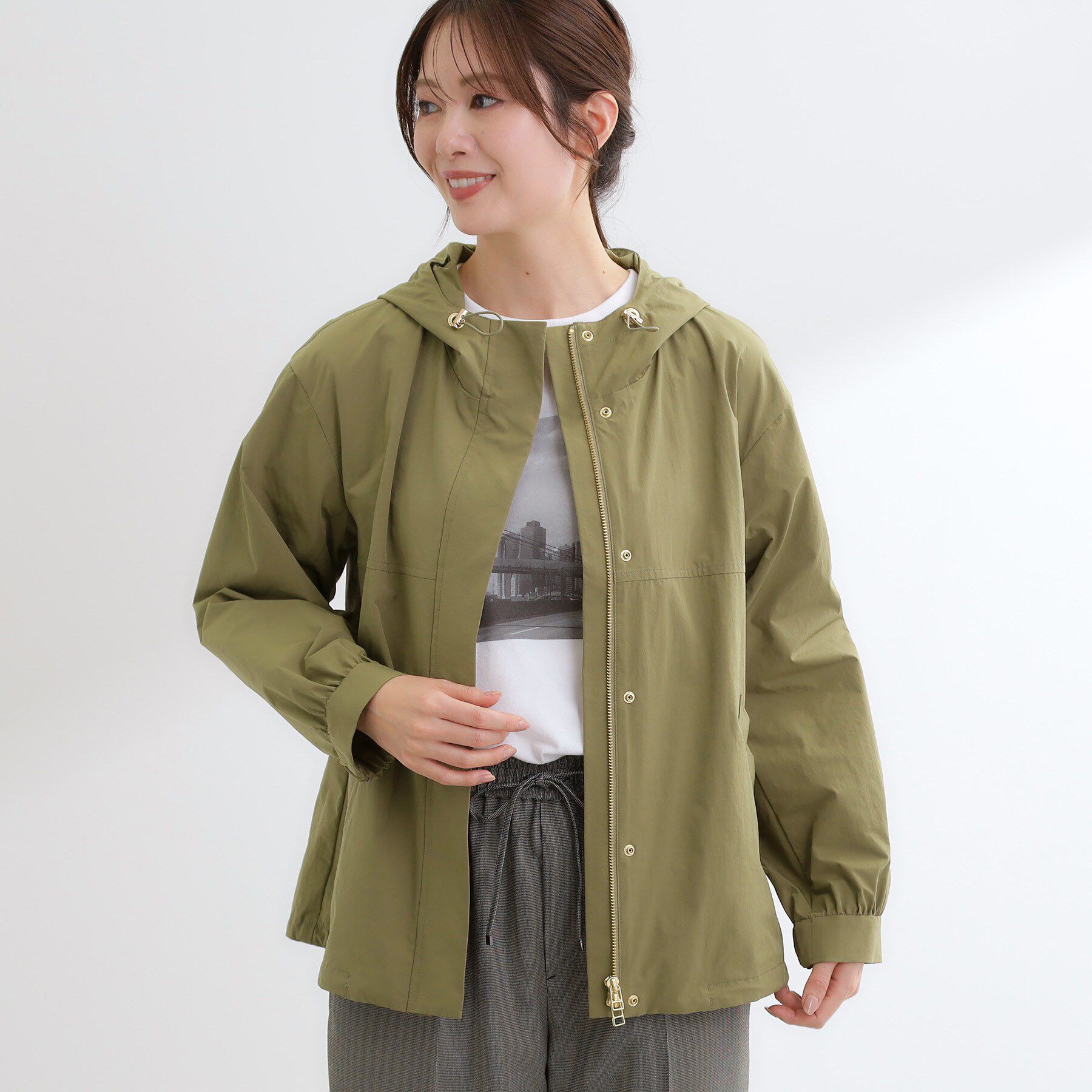 Reflect「【防花粉】フード付きマウンテンパーカー」|ブルゾン・スタジャン|