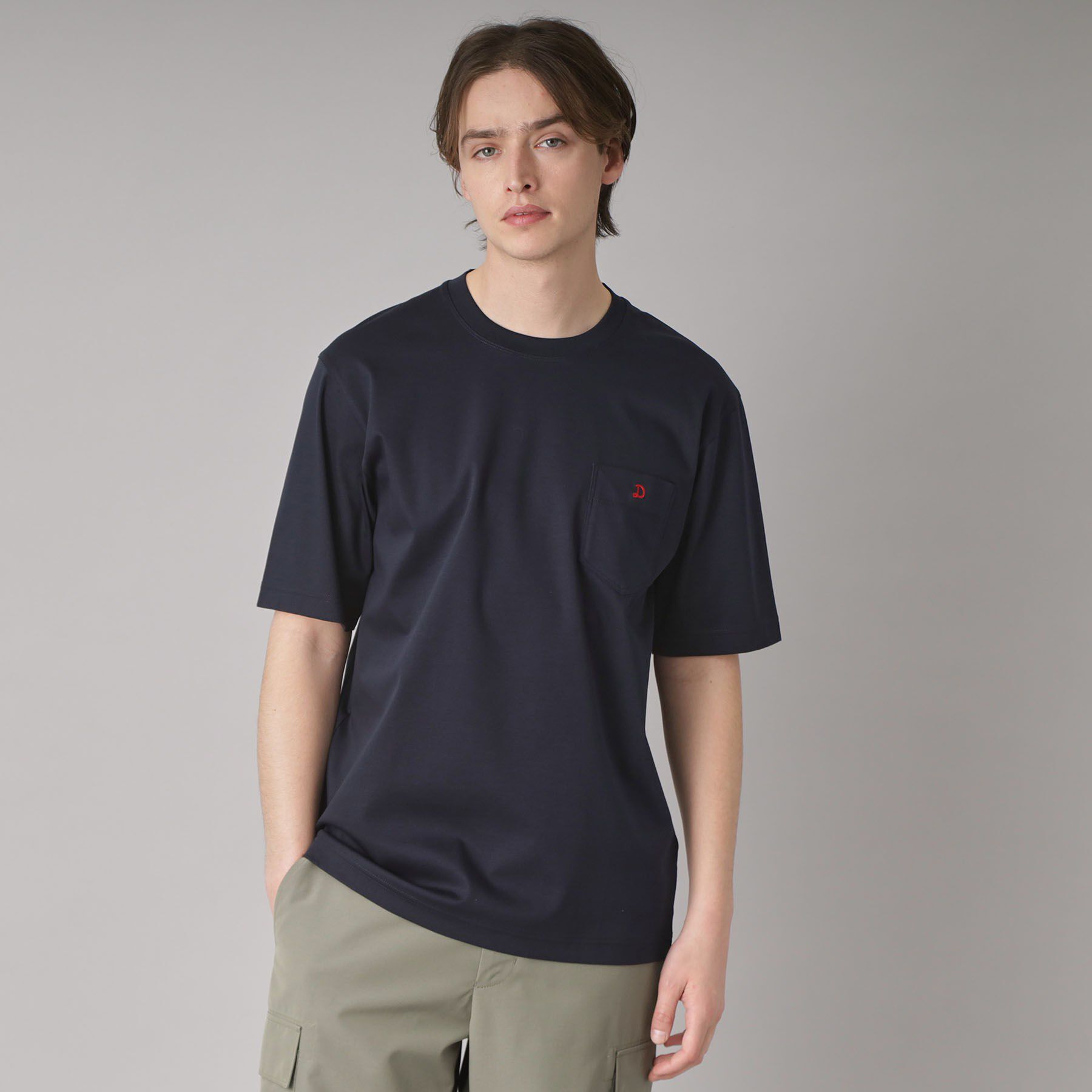 DRESSTERIOR「【接触冷感/抗菌防臭/消臭】ICE CLEAR COTTON ポケットTシャツ」|Tシャツ・カットソー|