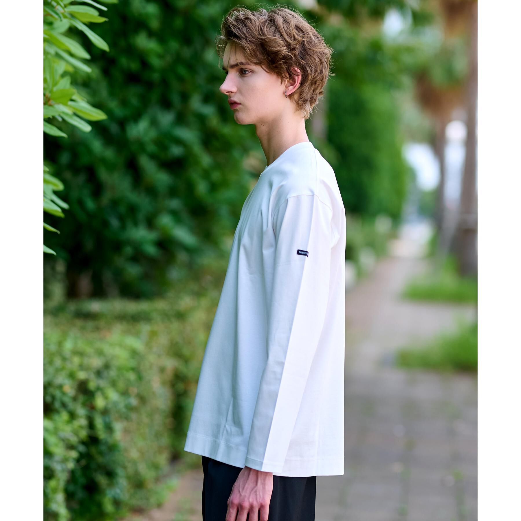 DRESSTERIOR「【接触冷感/抗菌防臭/消臭】ICE CLEAR COTTON クルーネックロンT」|Tシャツ・カットソー|