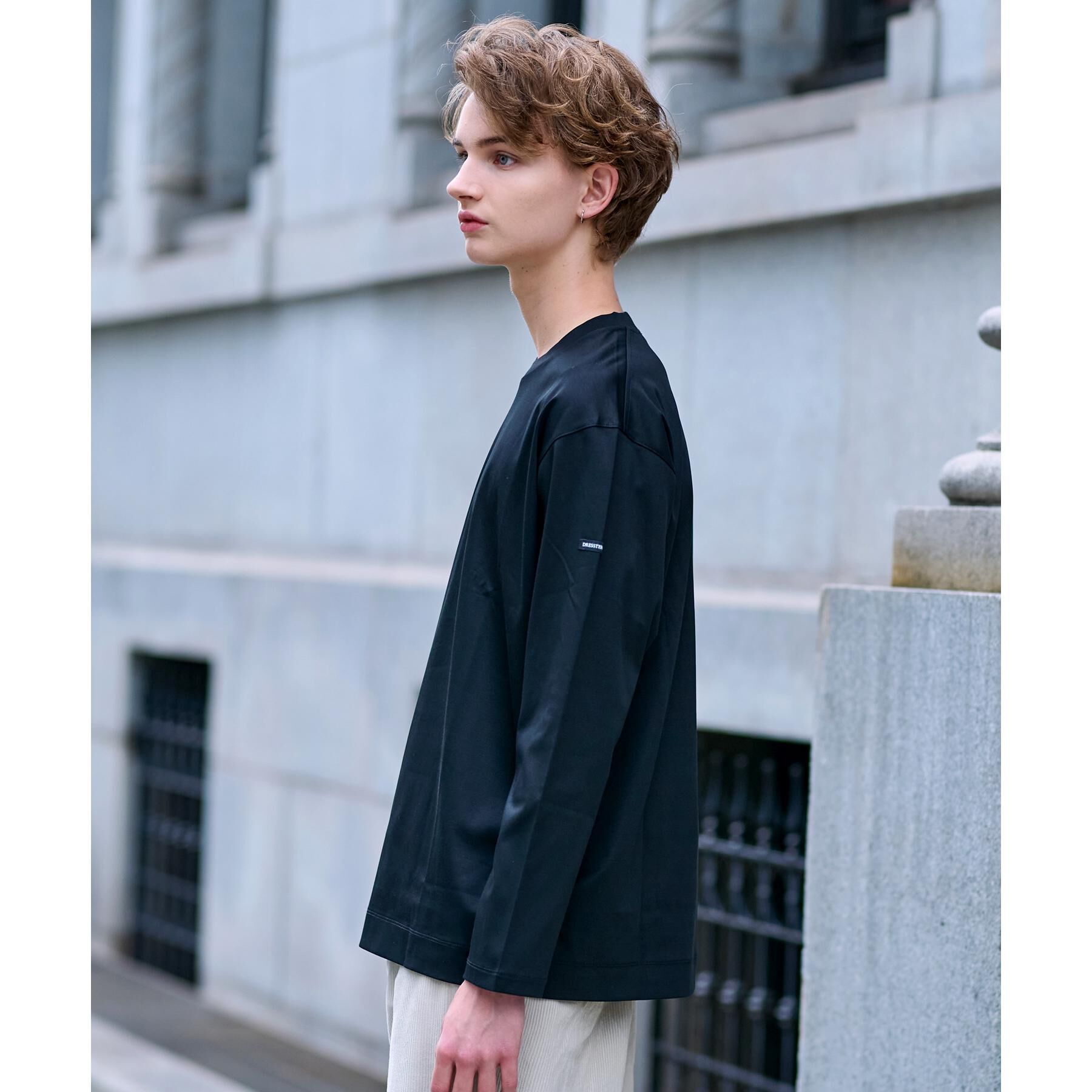 DRESSTERIOR「【接触冷感/抗菌防臭/消臭】ICE CLEAR COTTON クルーネックロンT」|Tシャツ・カットソー|