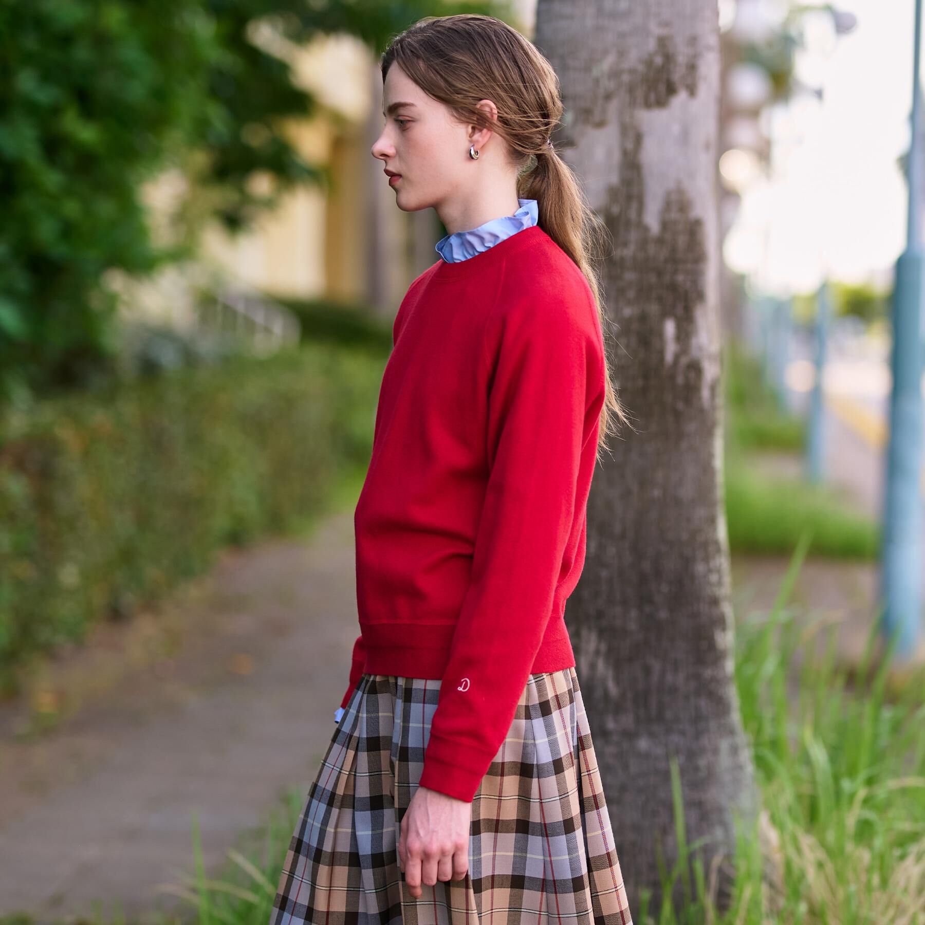 DRESSTERIOR「【CLASSY.12月号掲載/洗える/7色展開】ウォッシャブルコットンカシミヤニット」|ニット・セーター|