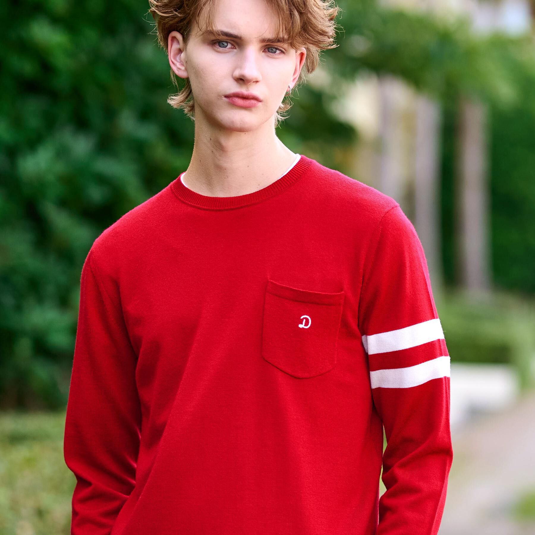 DRESSTERIOR「ウォッシャブルファインメリノ クルーネックニット」|ニット・セーター|