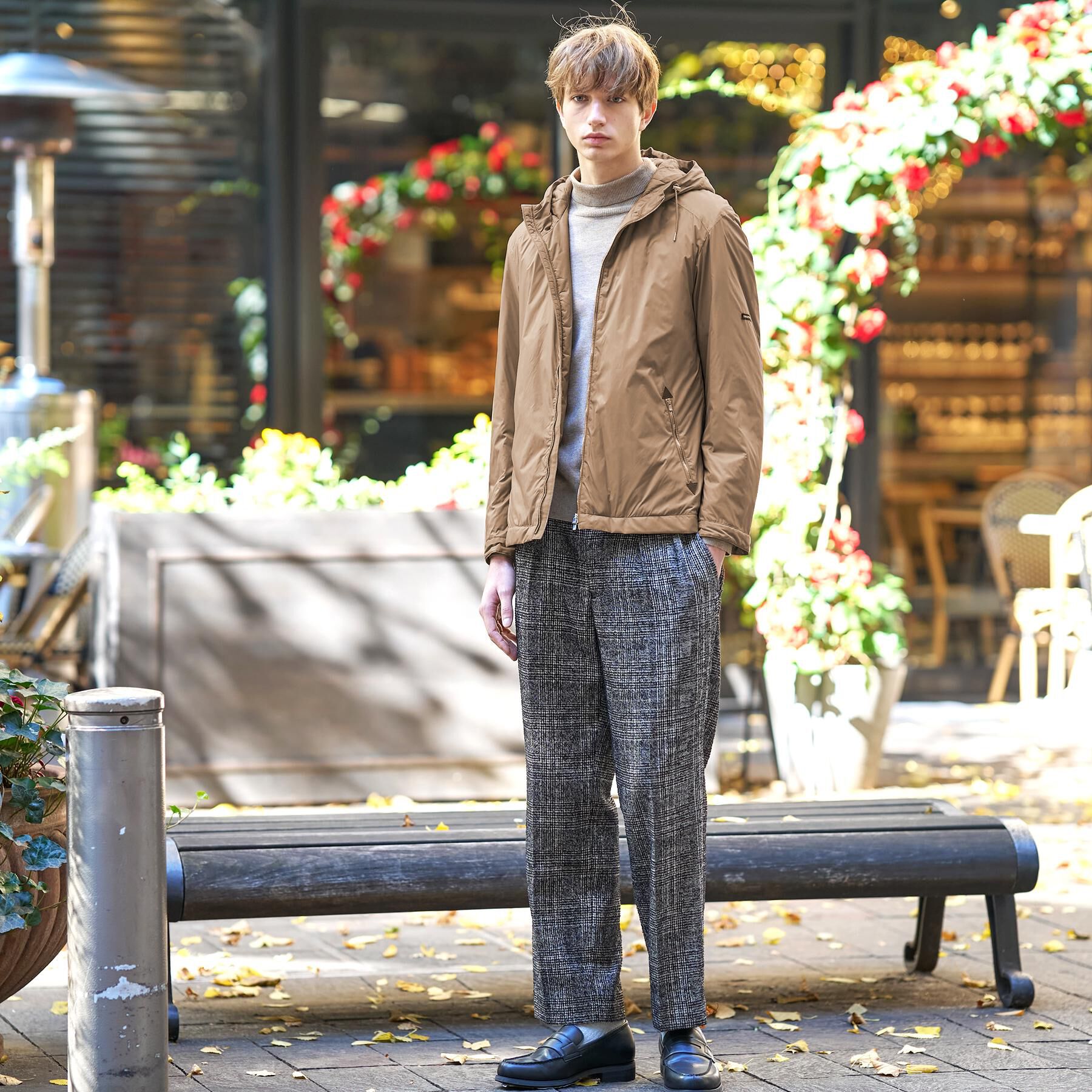 DRESSTERIOR「LIMONTA スーパーライト パデッドパーカー」|ブルゾン・スタジャン|