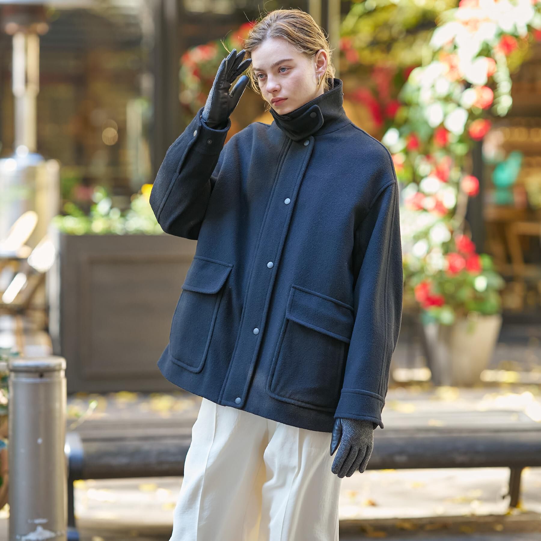 DRESSTERIOR「【CLASSY.12月号/otonaMUSE11月号掲載】ウールハンティングブルゾン」|ブルゾン・スタジャン|