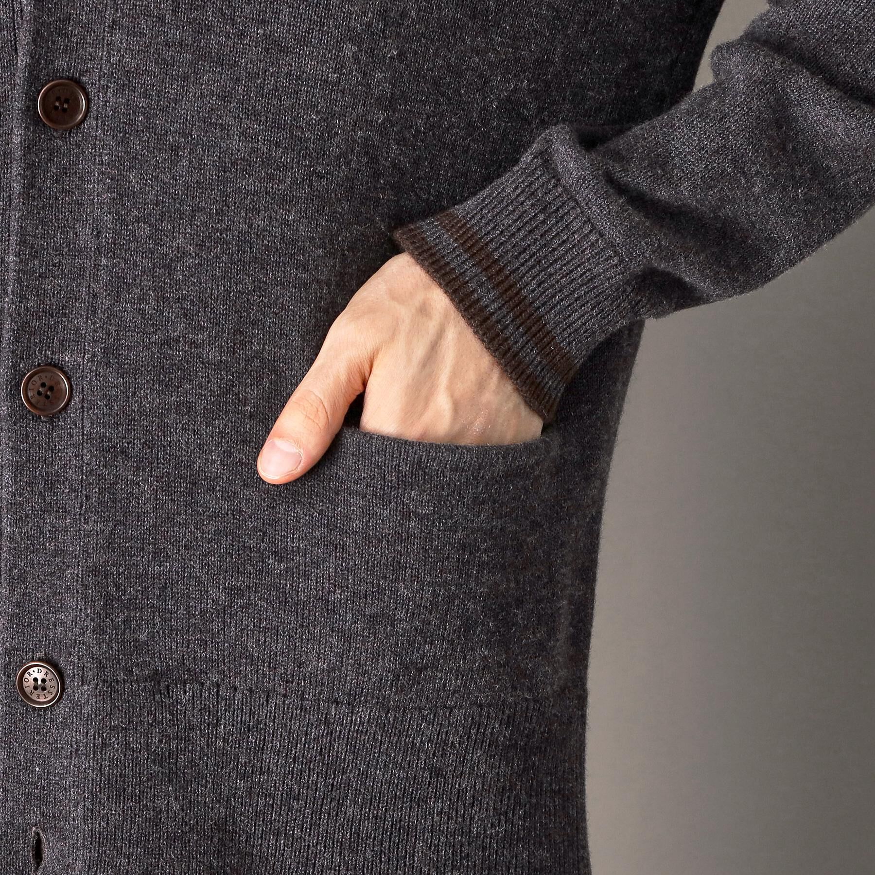 DRESSTERIOR「ウォッシャブル エンブレムカーディガン」|カーディガン|