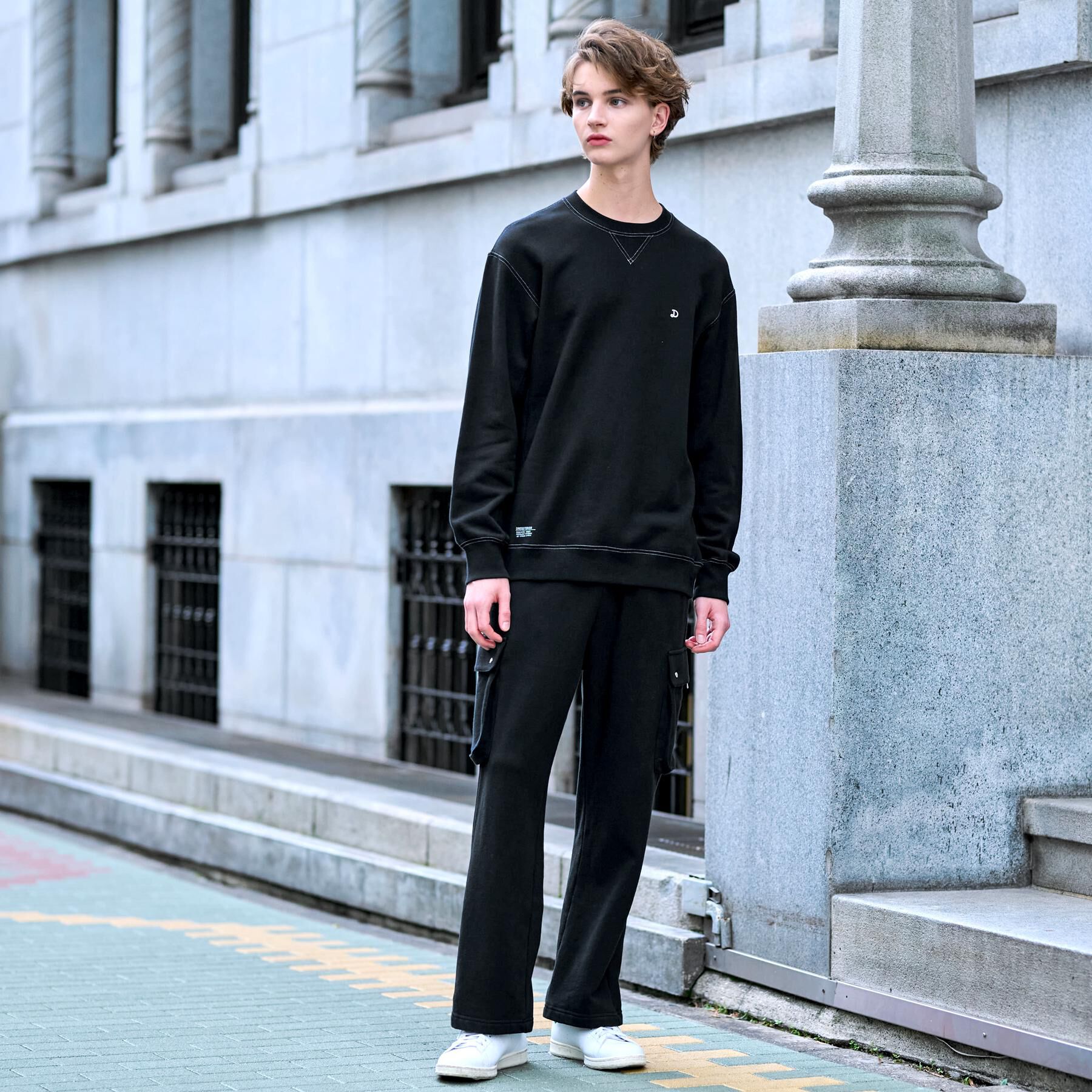 DRESSTERIOR「裏起毛 バック9プリントスウェット」|パーカー|