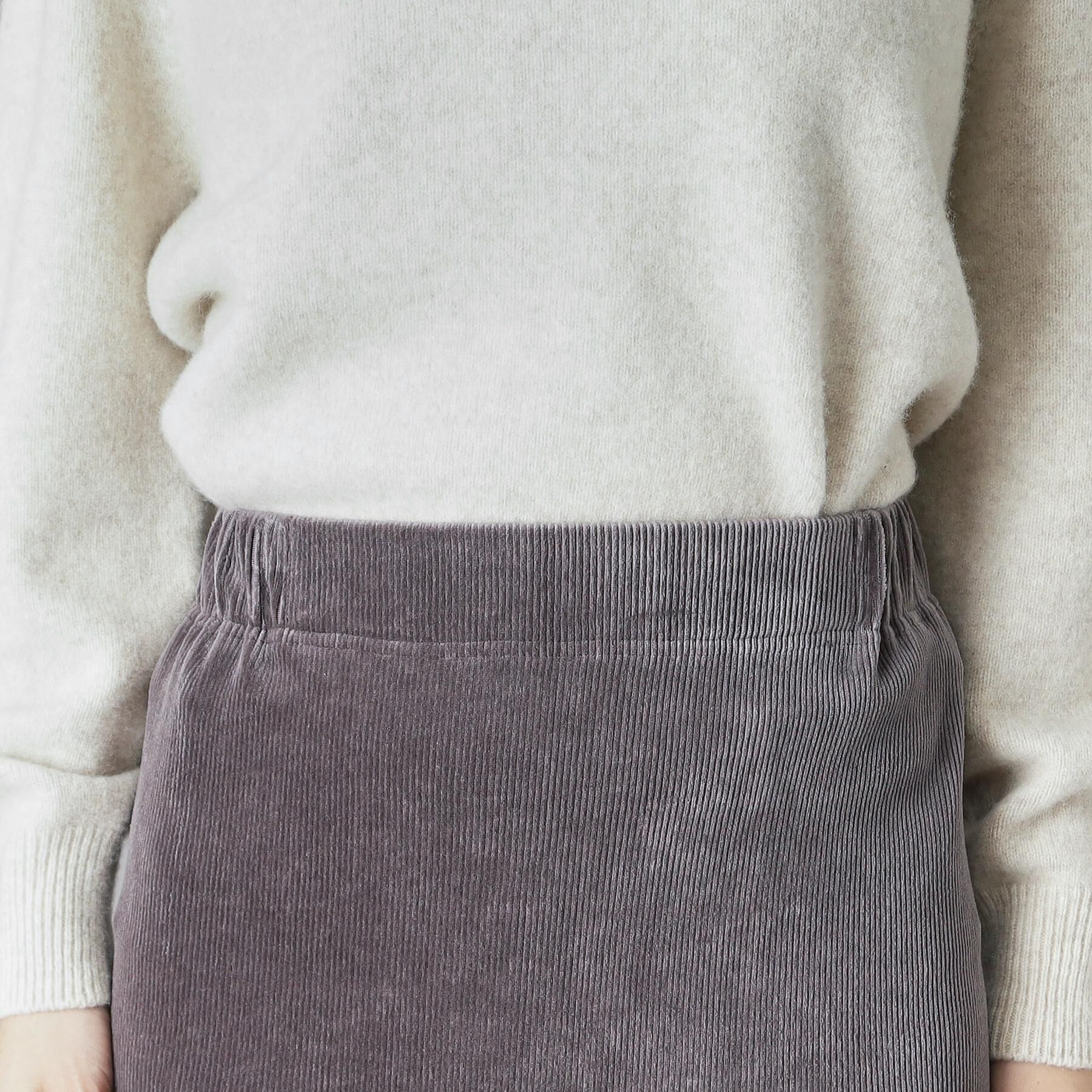 DRESSTERIOR「コーデュロイジャージタイトスカート」|スカート|