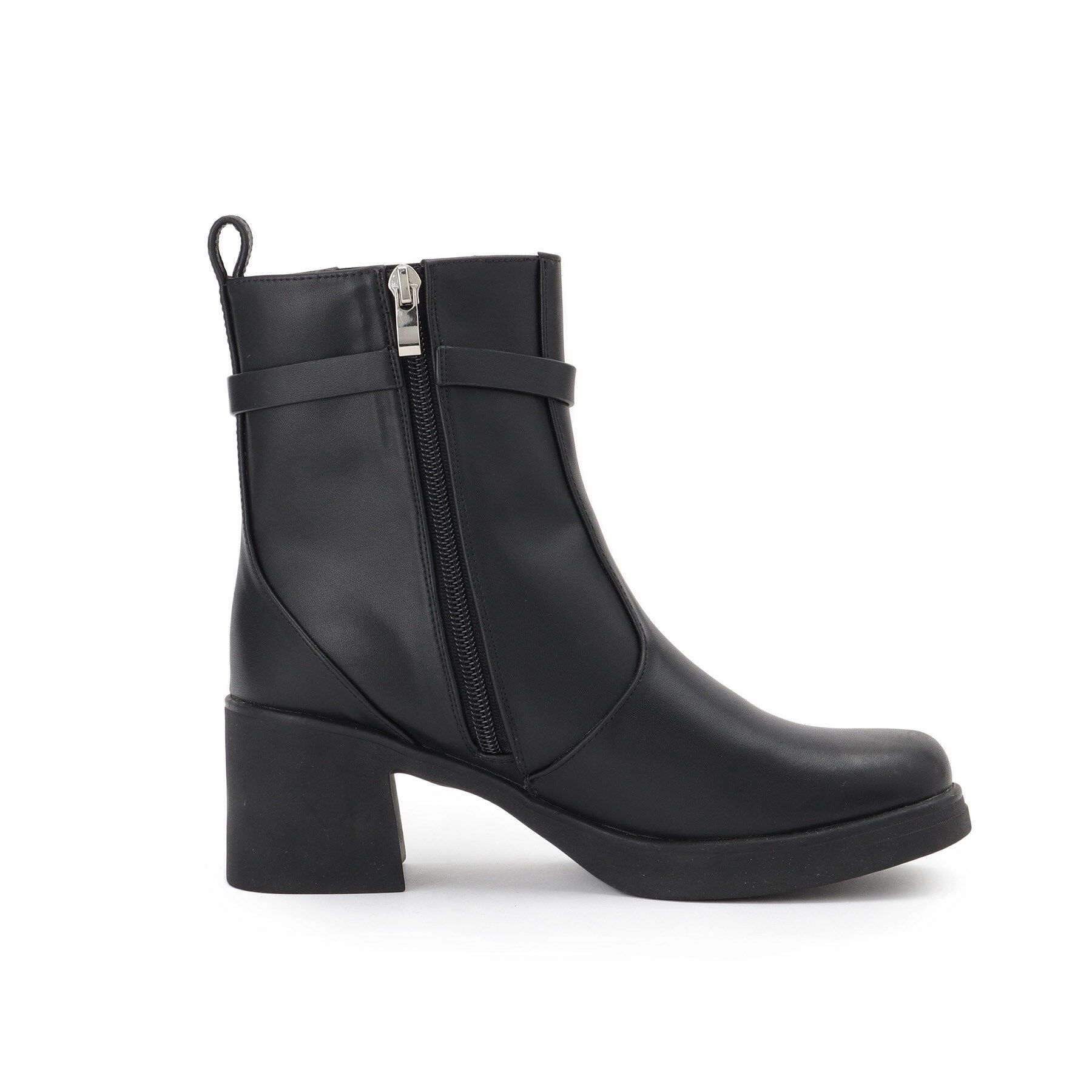 DRESSTERIOR「ターンバックルショートブーツ」|ショートブーツ|