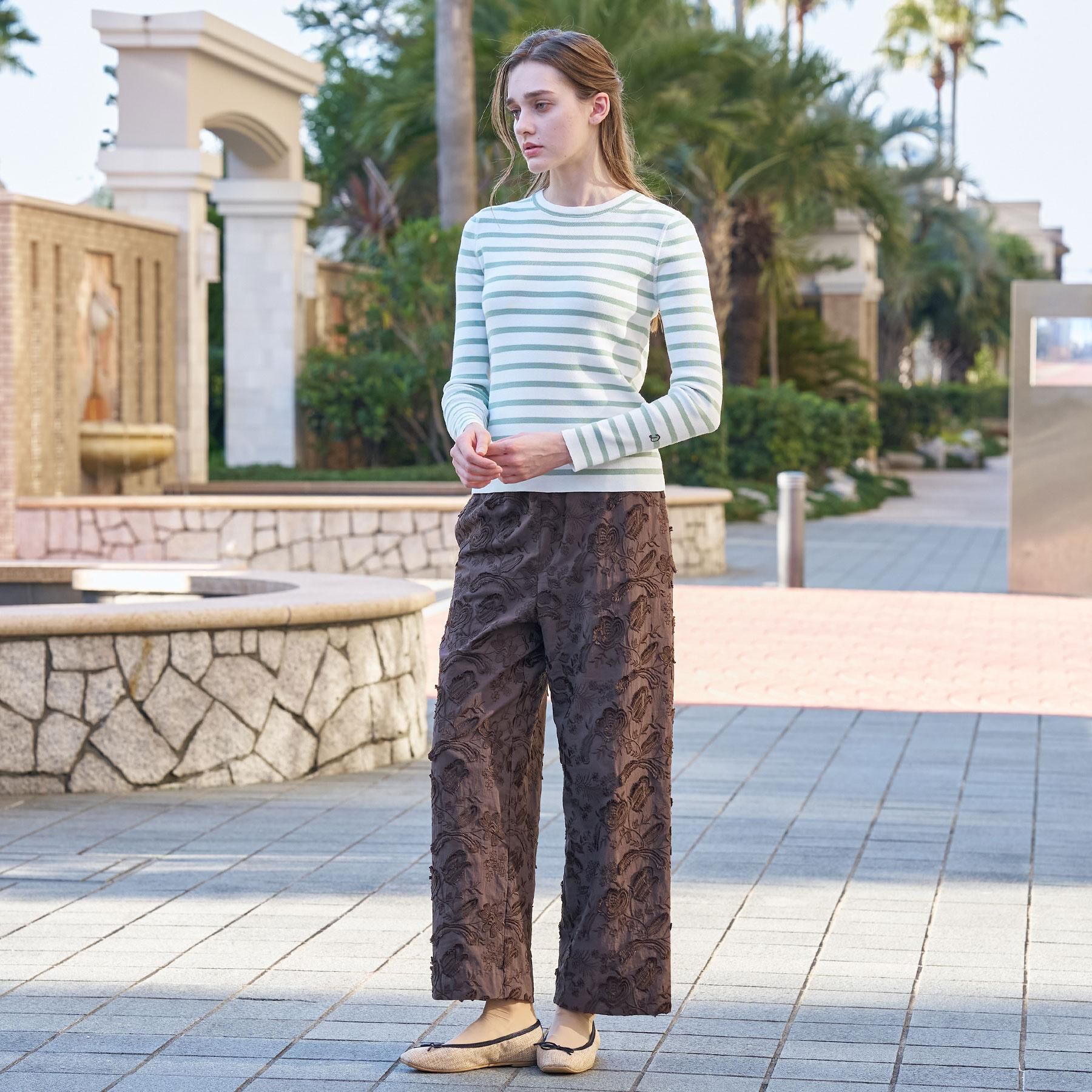 DRESSTERIOR「3Dエンブロイダリーイージーパンツ」|その他|