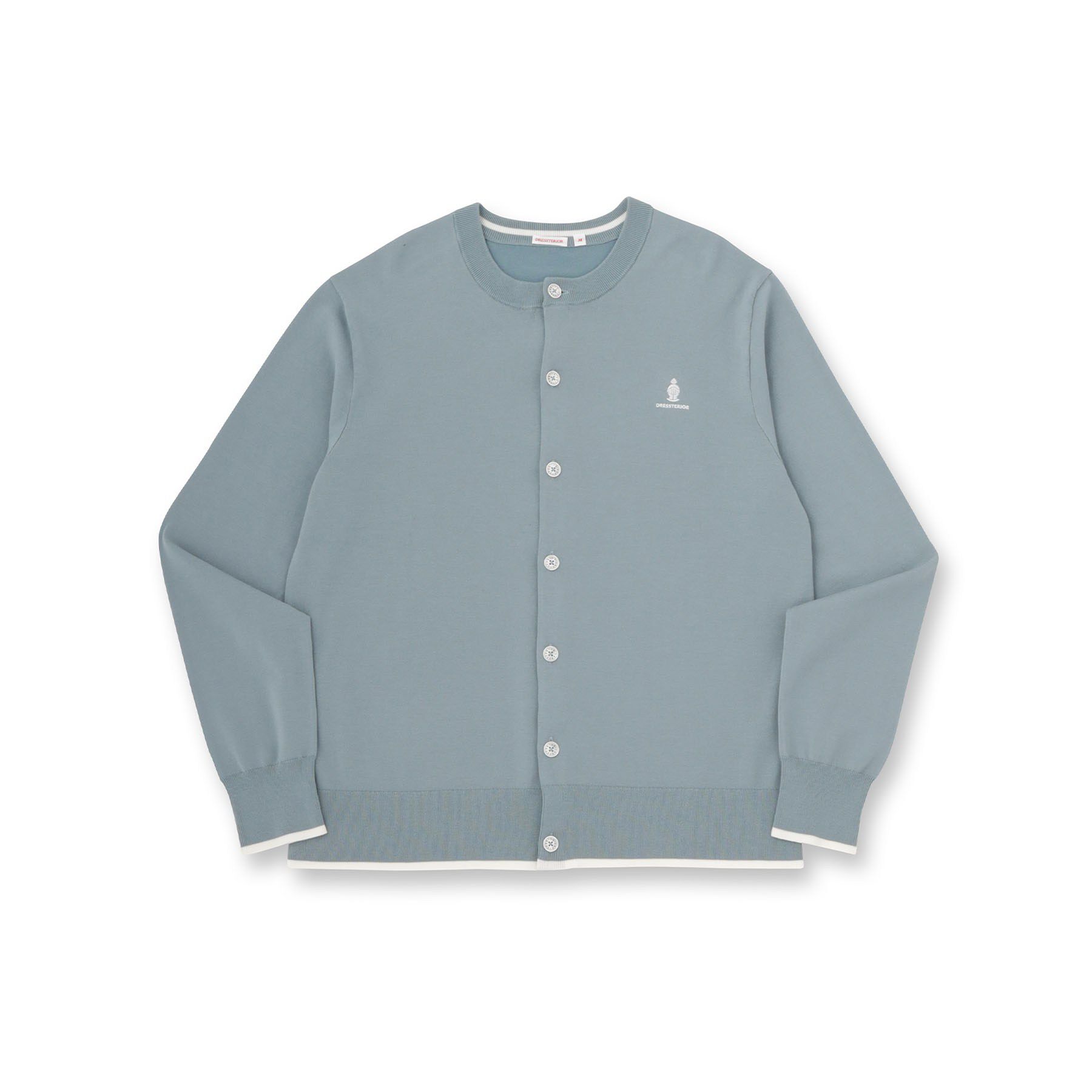 DRESSTERIOR「ウールレーヨン ラウンドネックカーディガン」|カーディガン|ミントグリーン(02