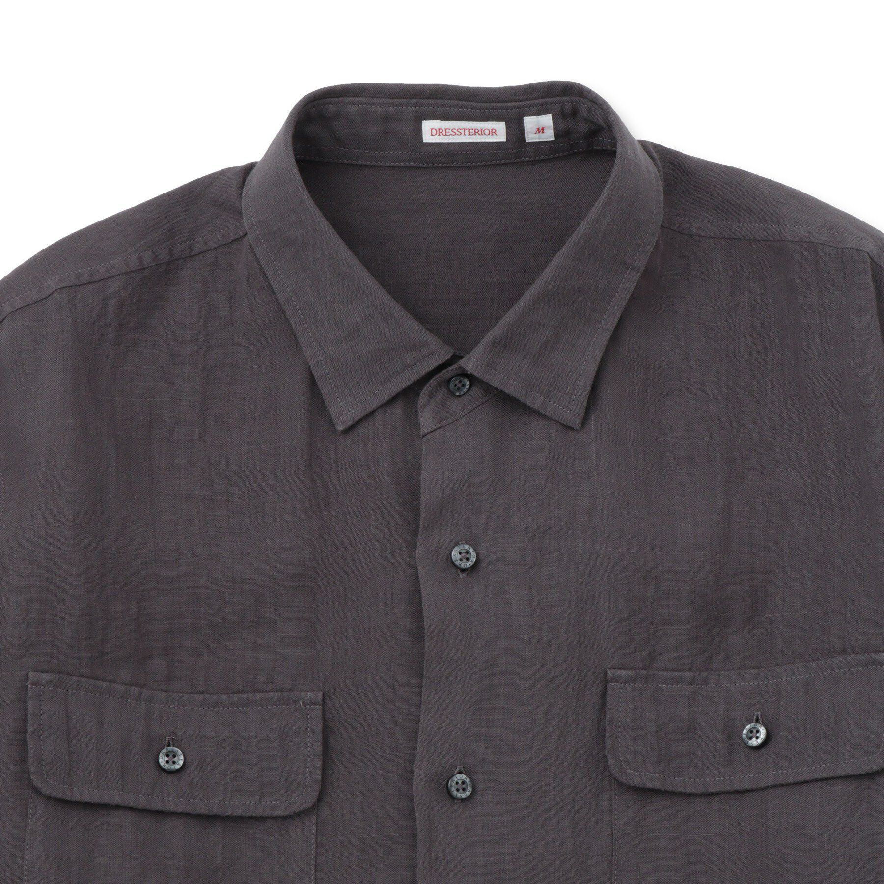 DRESSTERIOR「ガーメンドダイ ピュアリネンシャツ」|シャツ・ブラウス|