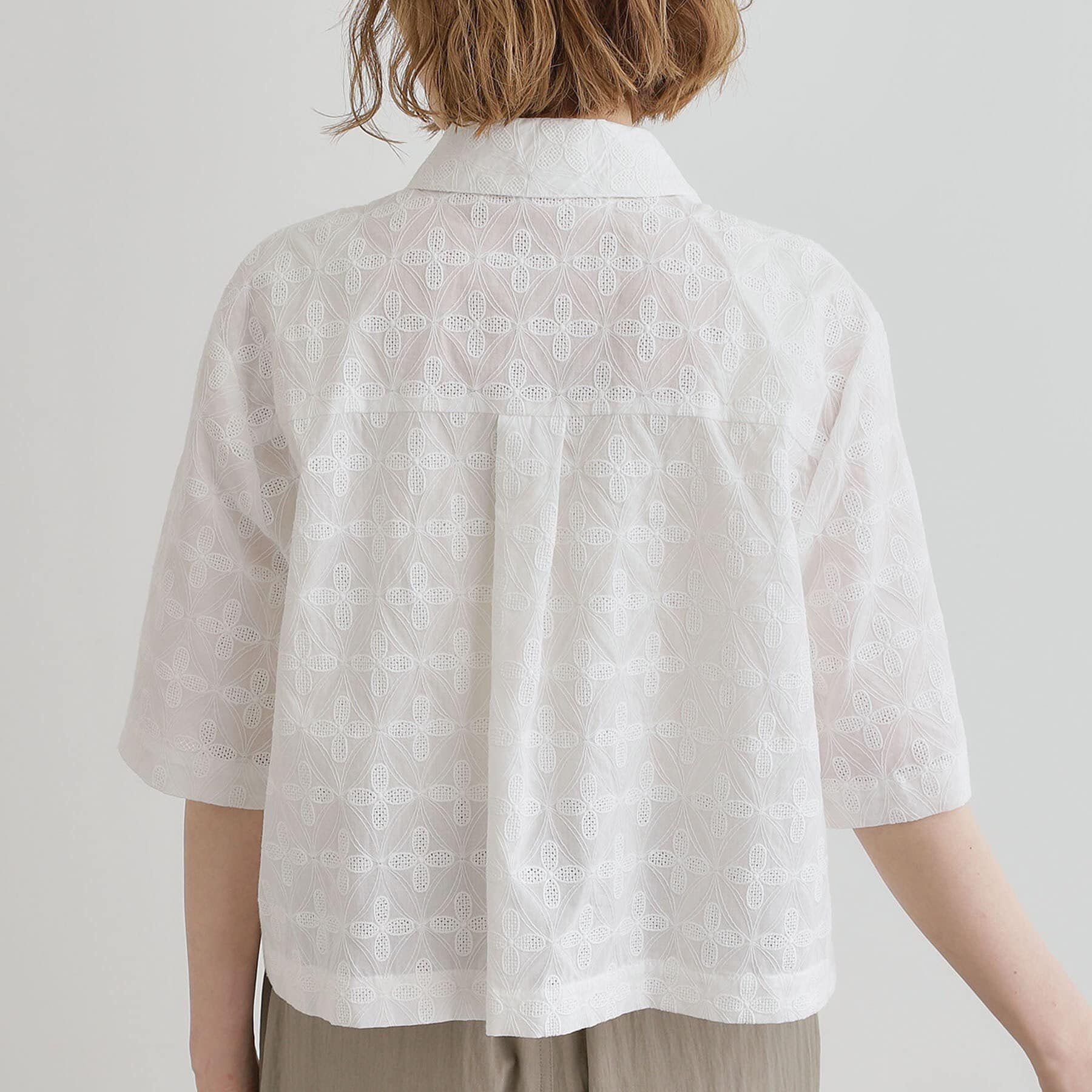 grove「刺繍レースショートジャケット」|テーラードジャケット|