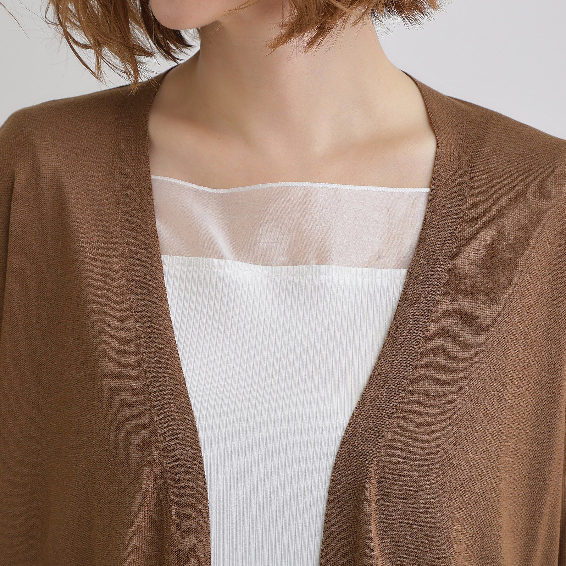 grove「【接触冷感/UVカットetc】夏に嬉しい機能付き！ベーシックロングカーディガン」|カーディガン|